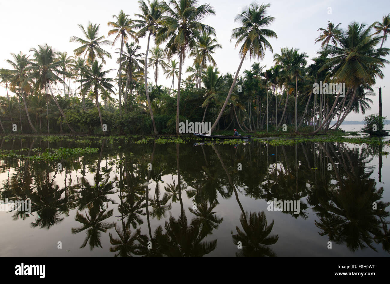 Alleppey, ist die administrativen Hauptsitze von Alappuzha Distrikt von Kerala Zustand des südlichen Indien entlang der Küste des Arabischen Meeres Stockfoto