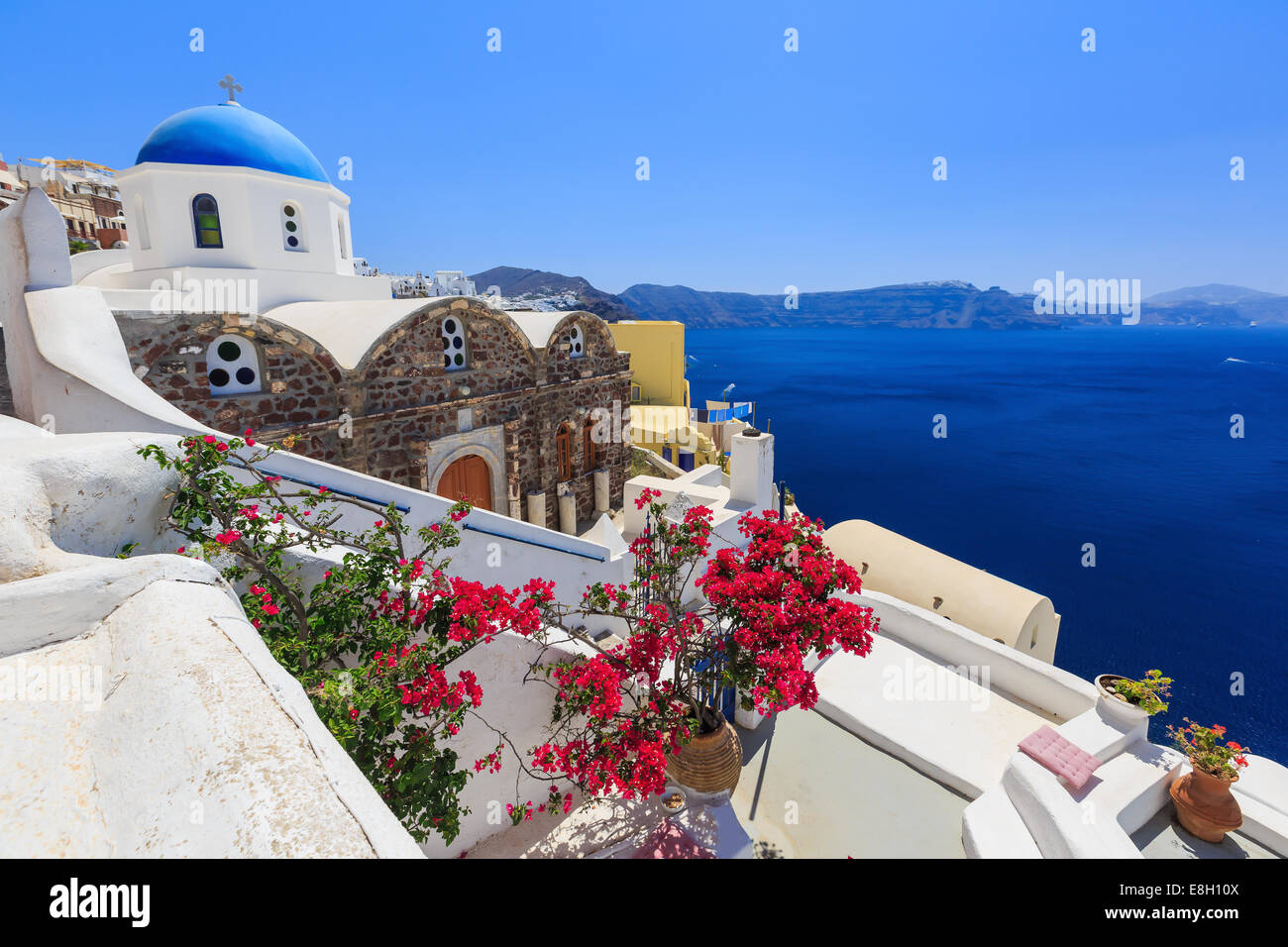 Santorini Griechenland Stockfoto