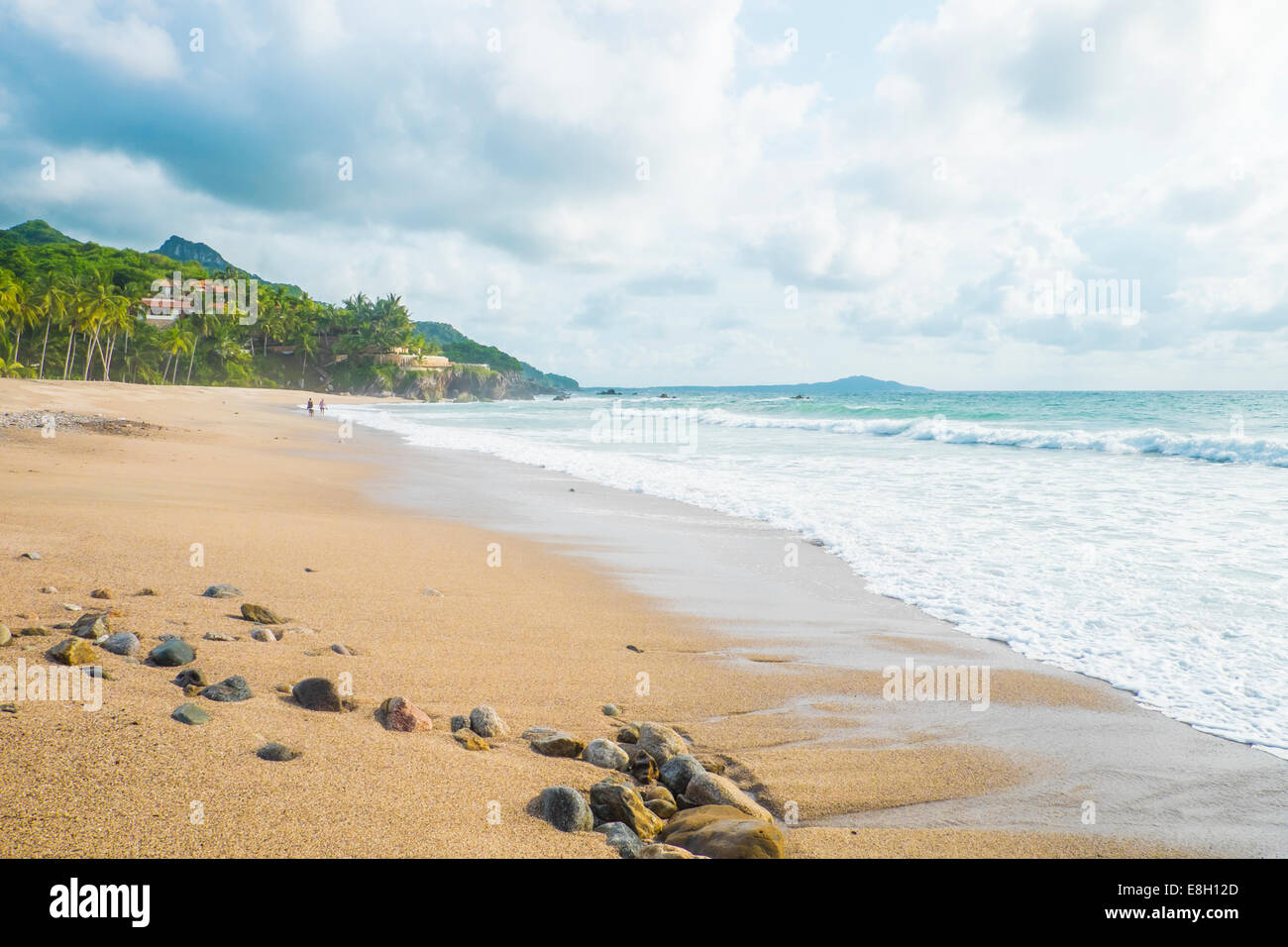 Mexiko, Nayarit, Sayulita, Pacific Coast, Strand Stockfoto