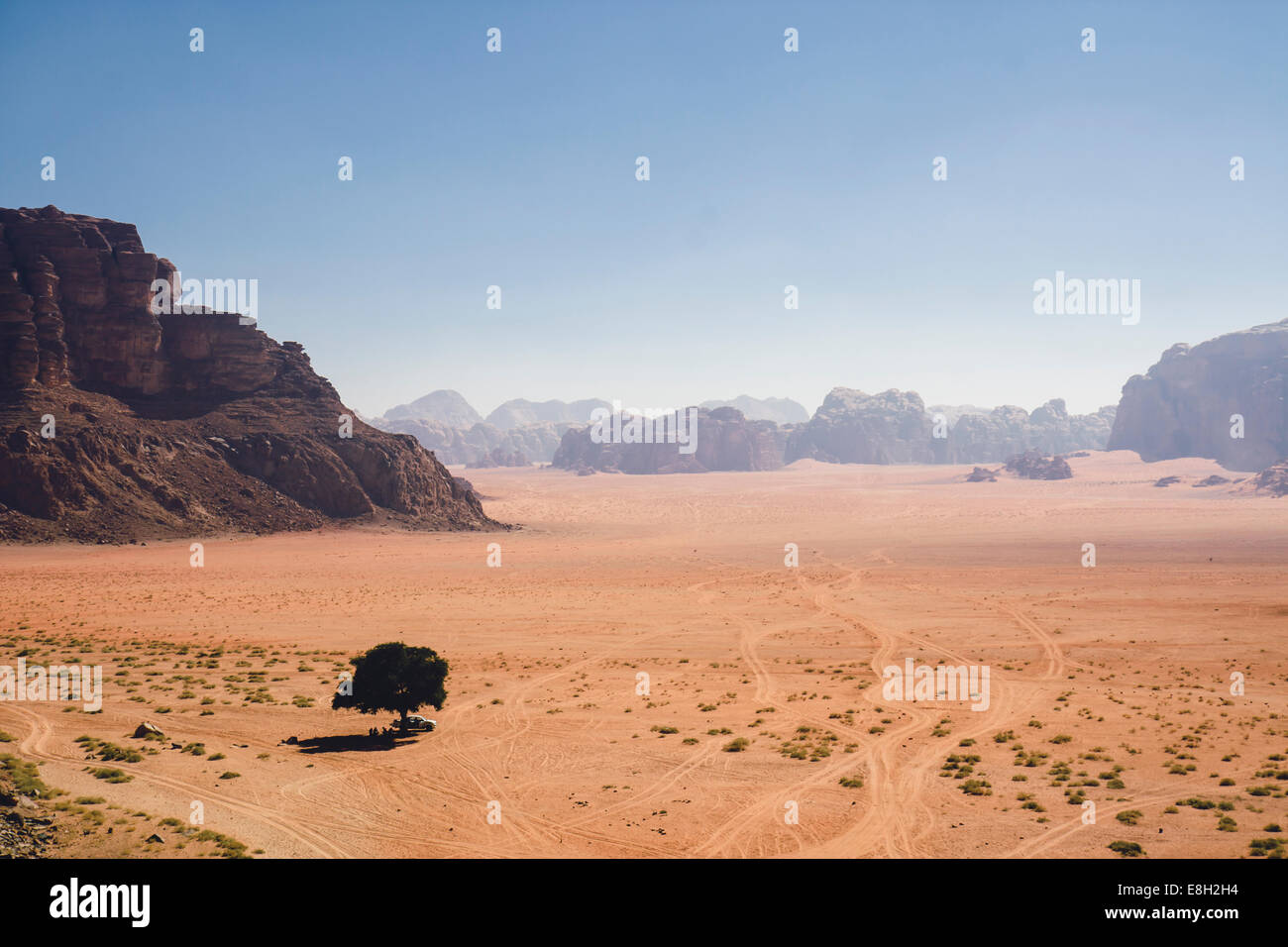 Jordanien, Jordan, Dana Biosphere Reserve, Wadi Feynan Stockfoto