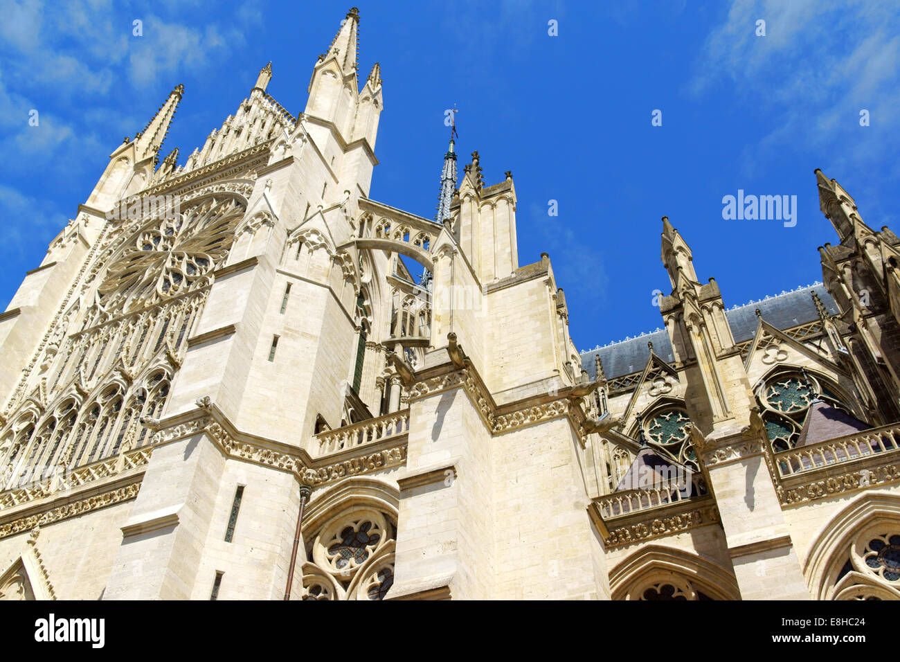 Unsere Dame der Kathedrale von Amiens (Notre-Dame Amiens Kathedrale) im Zentrum von Amiens, Picardie, Frankreich. Stockfoto