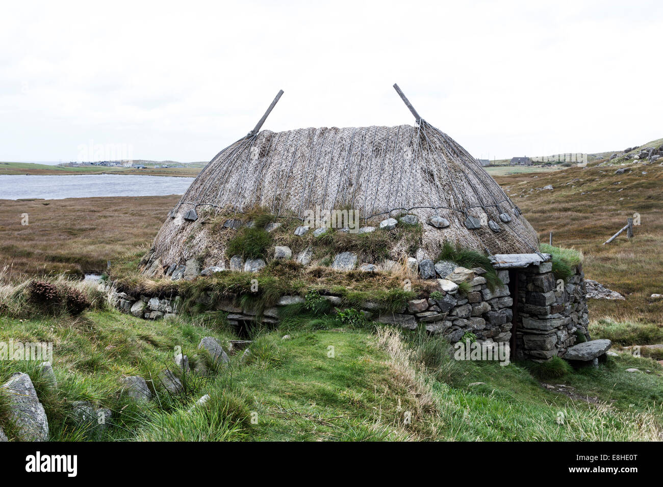 Die rekonstruierten Norse Mill, Shawbost Isle of Lewis Hebriden Scotland UK Stockfoto