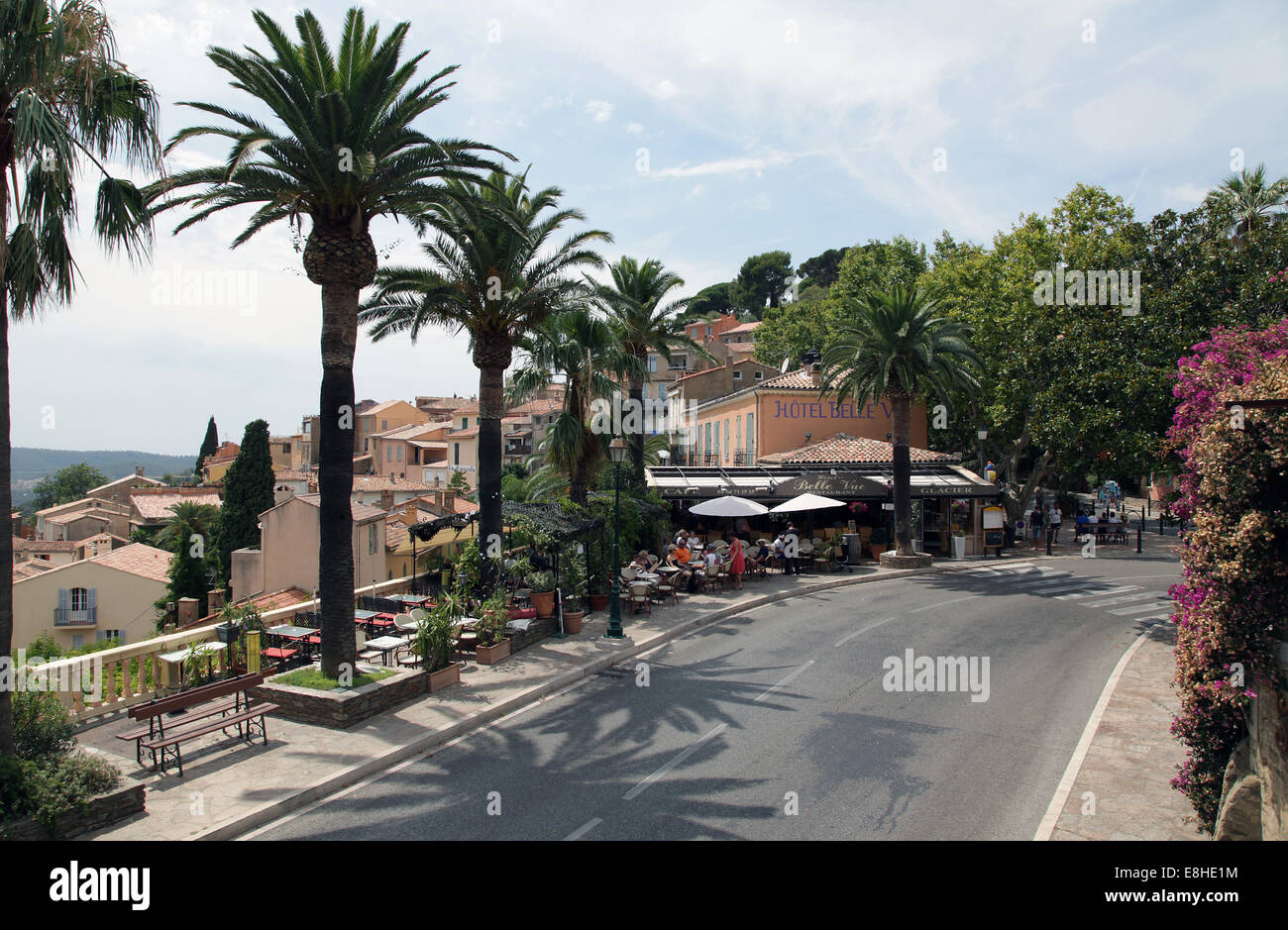 Bormes-Les-Mimosas.a Gemeinde im Département Var in der Region Provence-Alpes-Côte d ' Azur im Südosten Frankreichs. Stockfoto