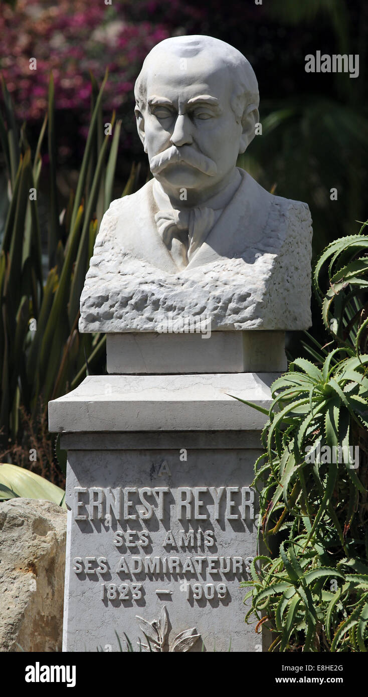 Ernest Reyer, war ein französischer Komponist und Musik Kritiker 1823 –1909.Le Lavandou. Stockfoto