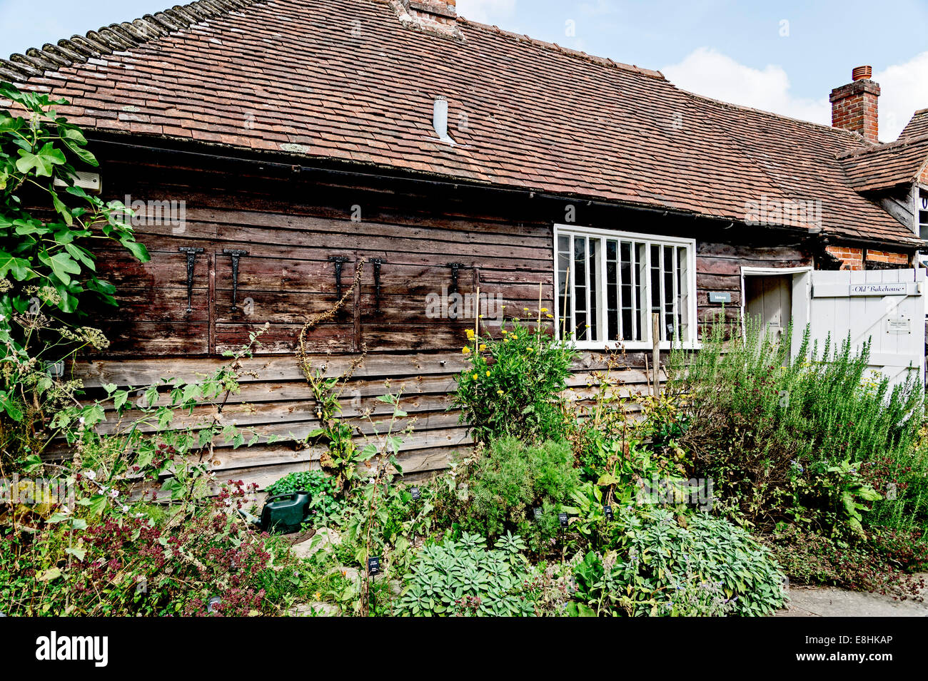 Backhaus im Garten von Austens Haus in Chawton, Hampshire, England, UK Stockfoto