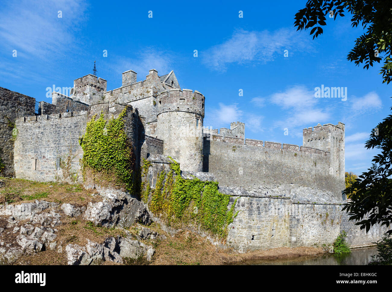 Cahir Castle auf dem Fluss Suir, Cahir, County Tipperary, Irland Stockfoto