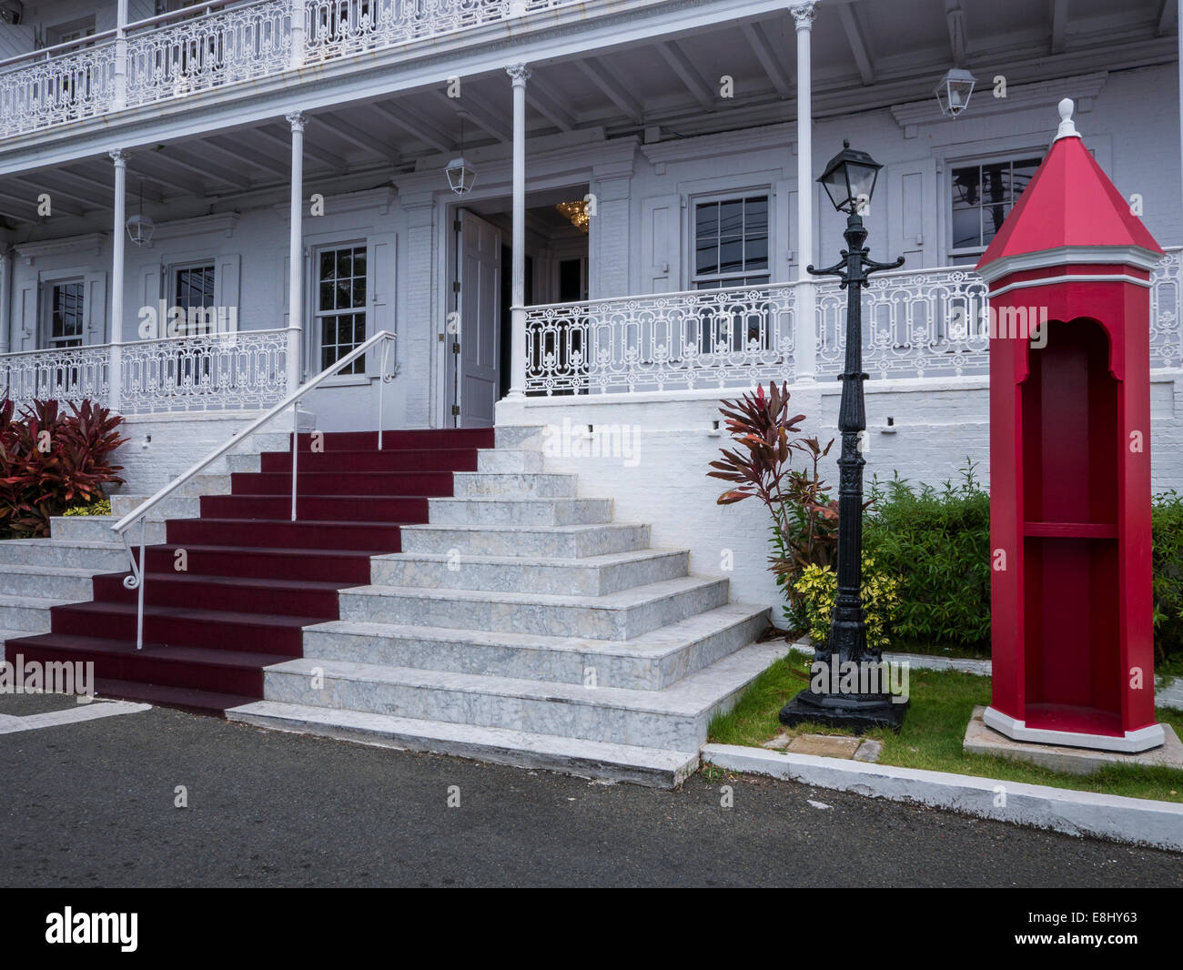Gouverneur des Büros, Regierung Hill, Charlotte Amalie, St. Thomas Insel, US Virgin Islands. Stockfoto