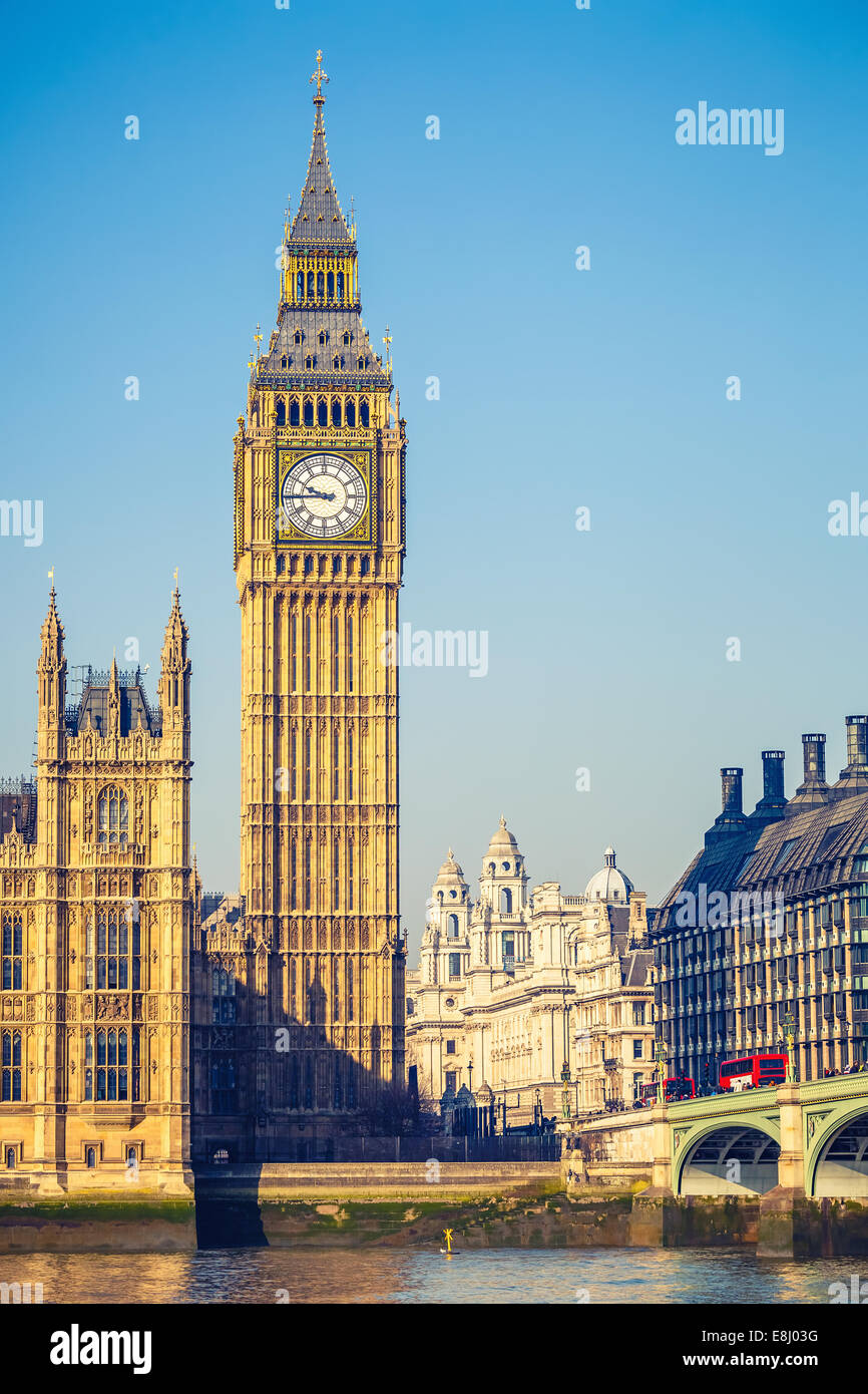 Big Ben-Tower in London Stockfoto