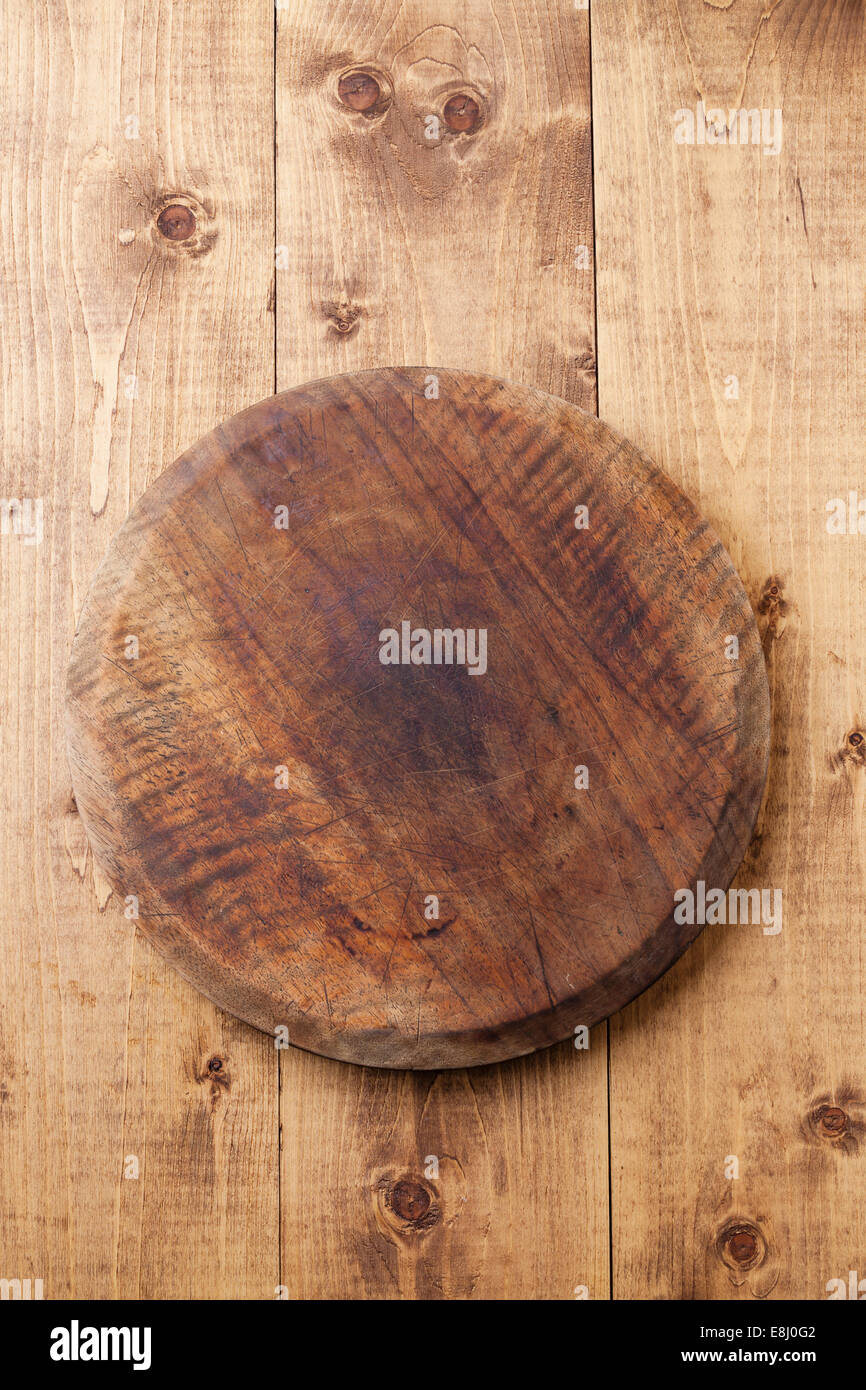 Küche-Schneidbrett aus Holz Textur Hintergrund Stockfoto