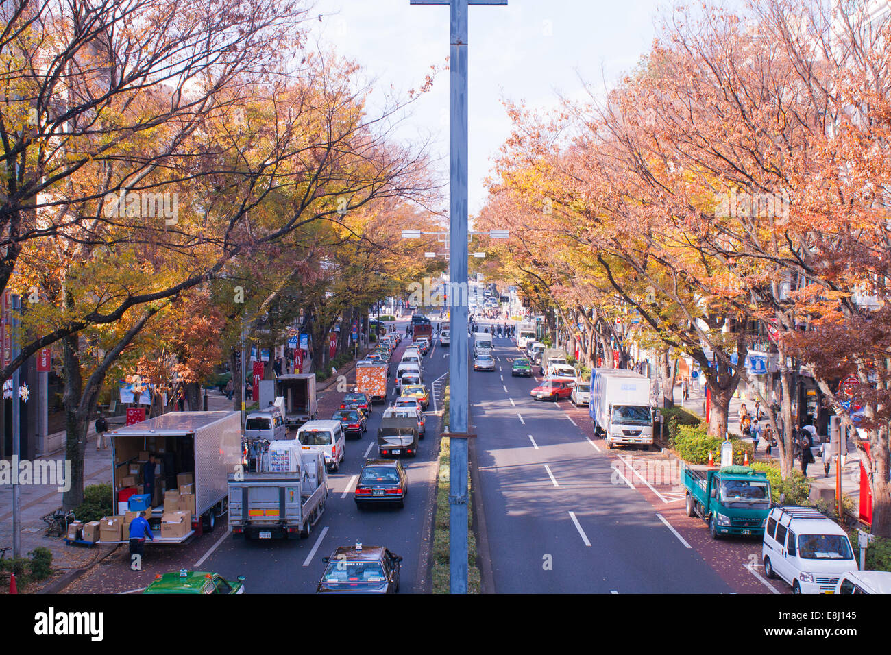 Japan im Herbst vor dem Winter-Saison Stockfoto