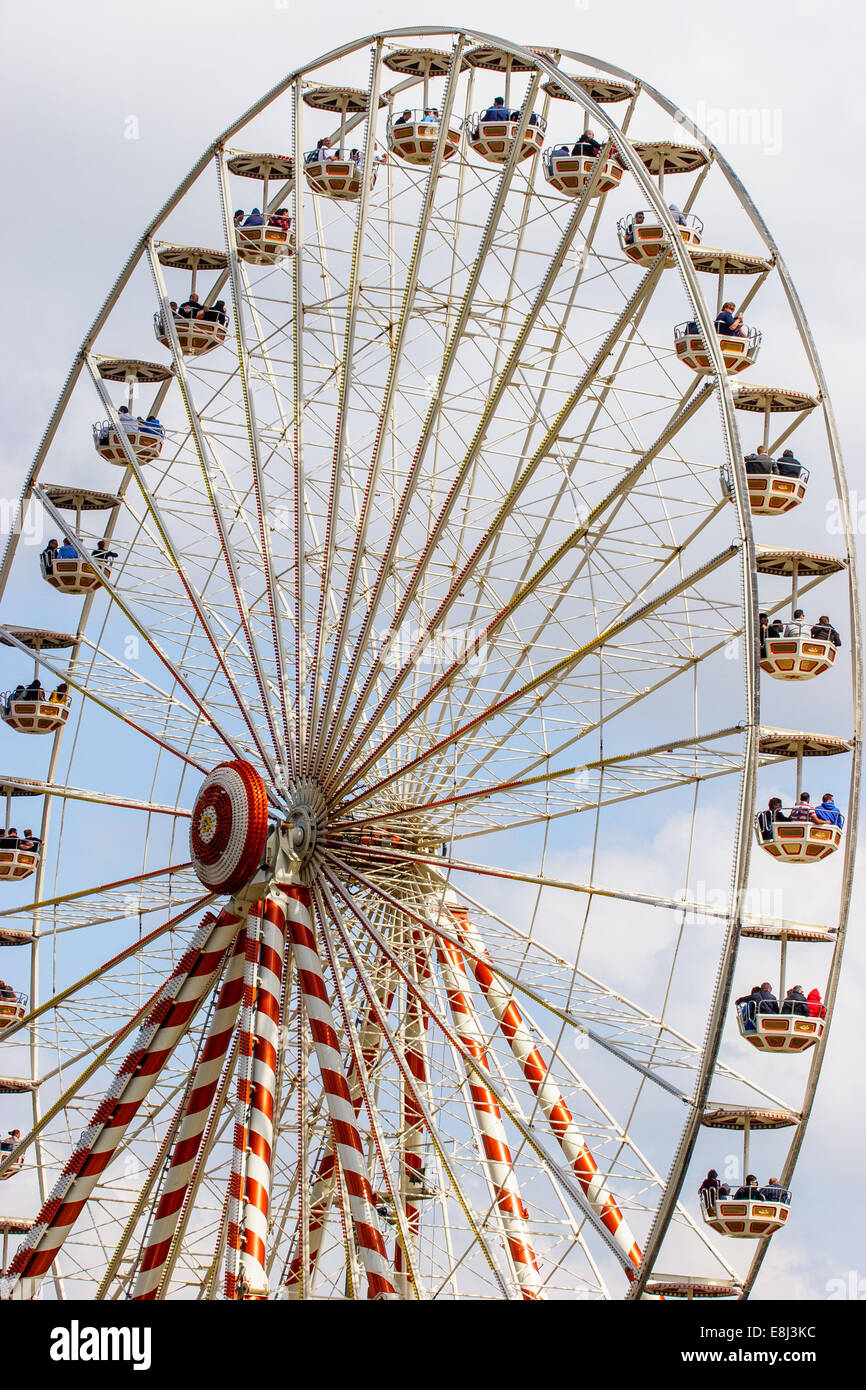 Riesenrad auf dem Le Mans 24-Stunden-Langstreckenrennen 2014, Circuit De La Sarthe, Frankreich Stockfoto