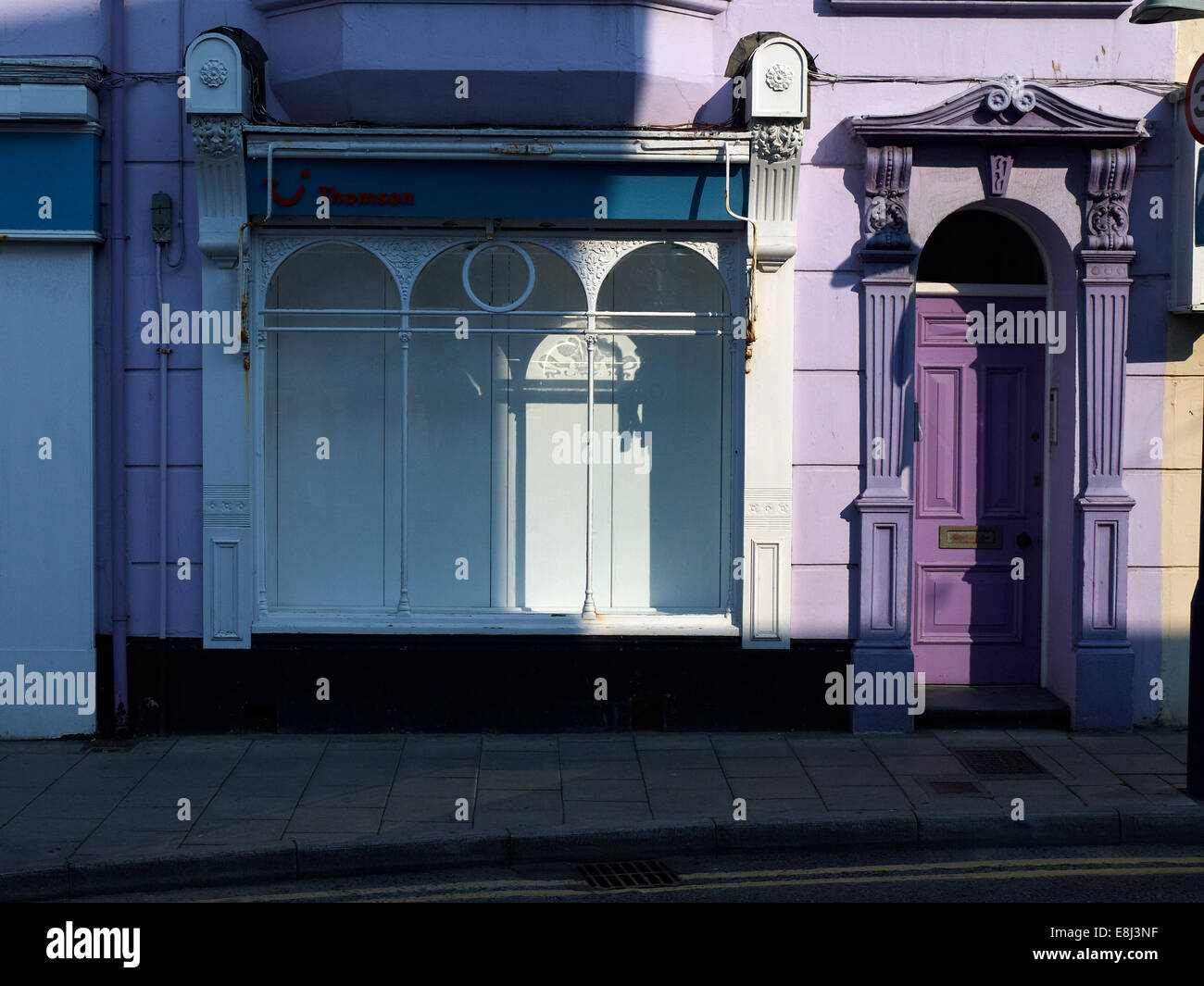 Viktorianische Ladenfront in Aberystwyth Ceredigion Wales UK Stockfoto