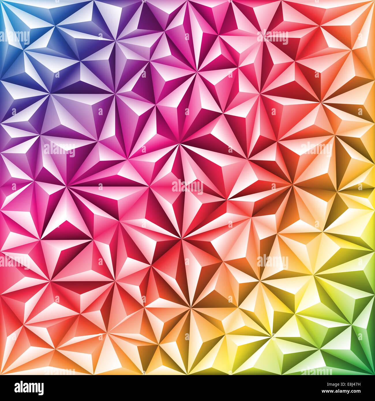 Bunte abstrakte Dreieck Mosaik-Muster, Hintergrund für design  Stockfotografie - Alamy