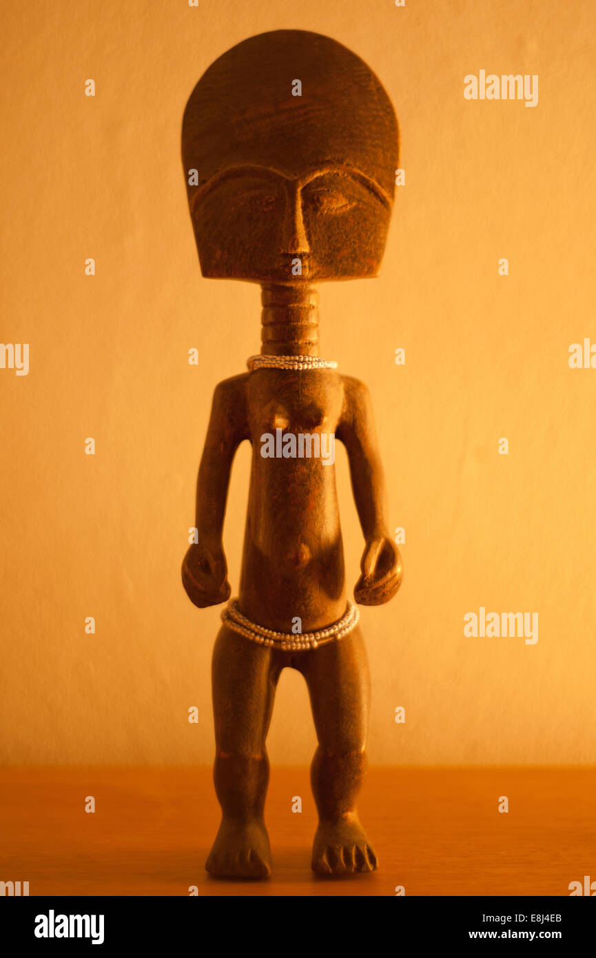 Ghanaische Fertility Doll Stockfoto