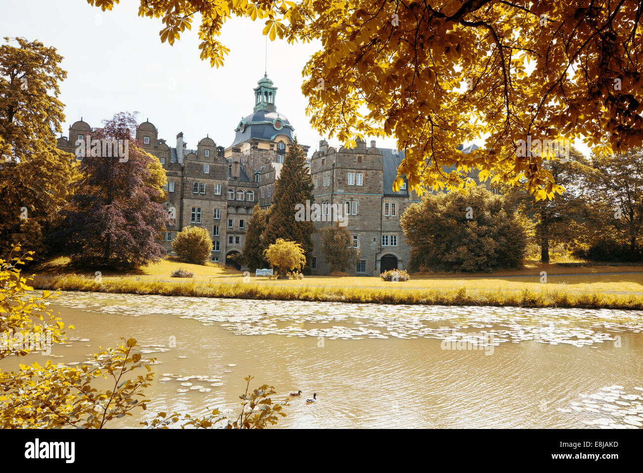 Schloss Bueckeburg Burg, Bueckeburg, Niedersachsen, Deutschland, Europa, Stockfoto