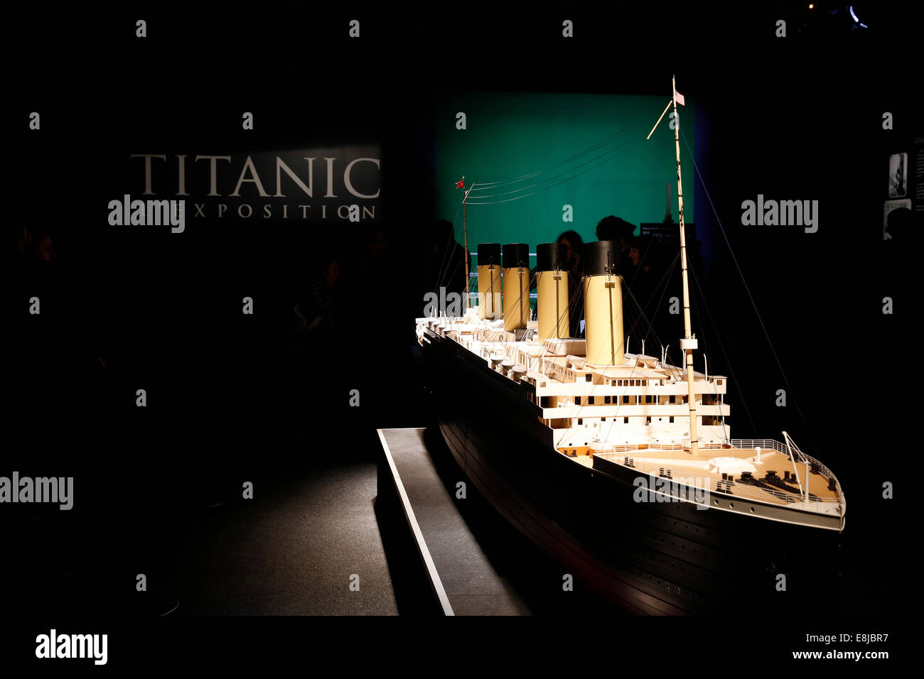 Titanic Ausstellung Stockfoto