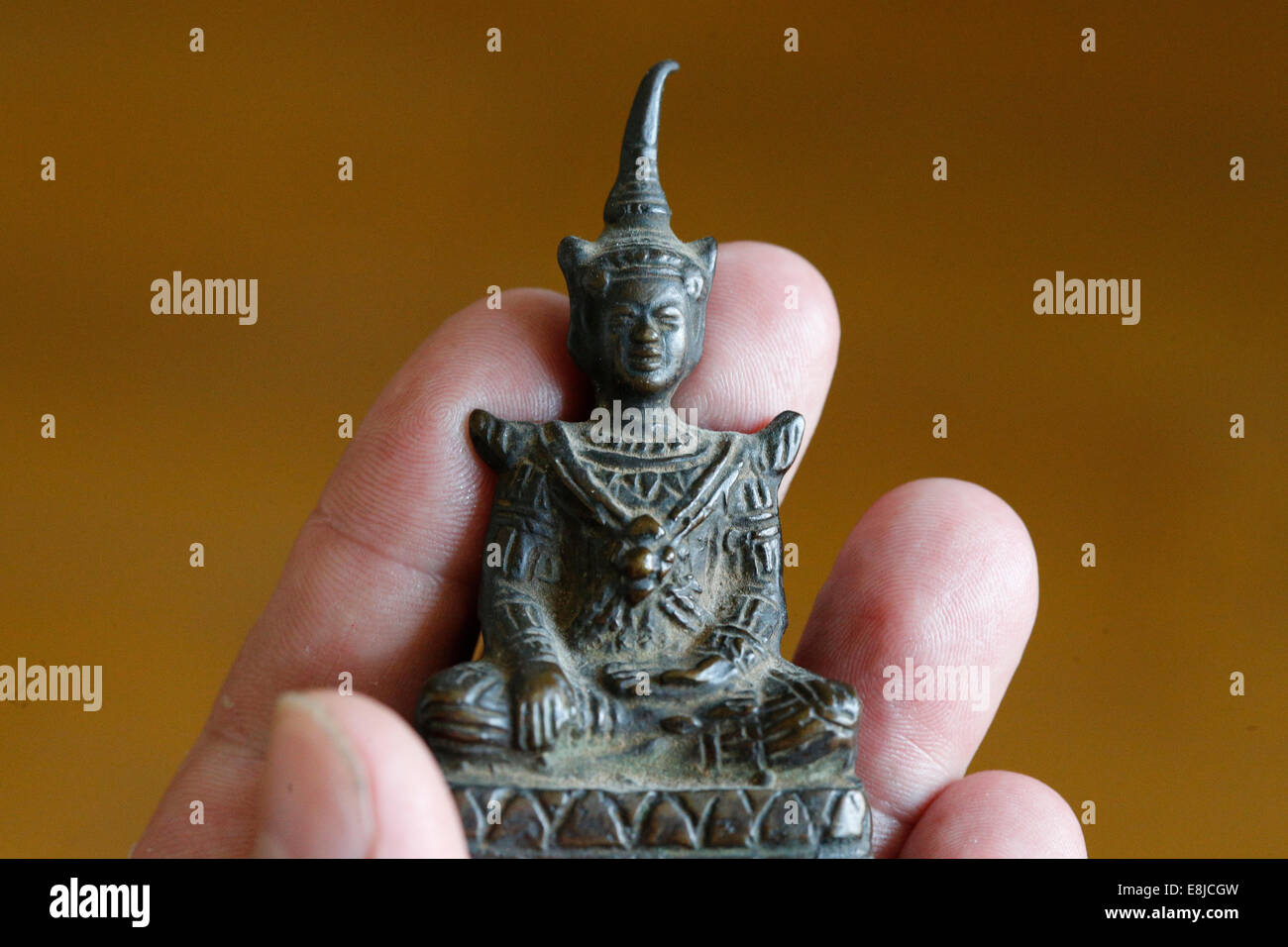 Buddhistische Amulett. Stockfoto