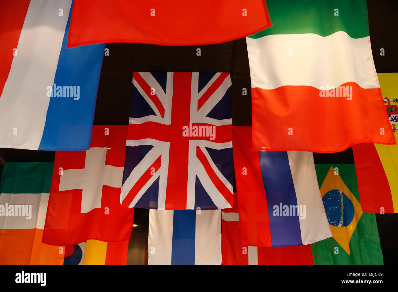Fahnen Stockfoto