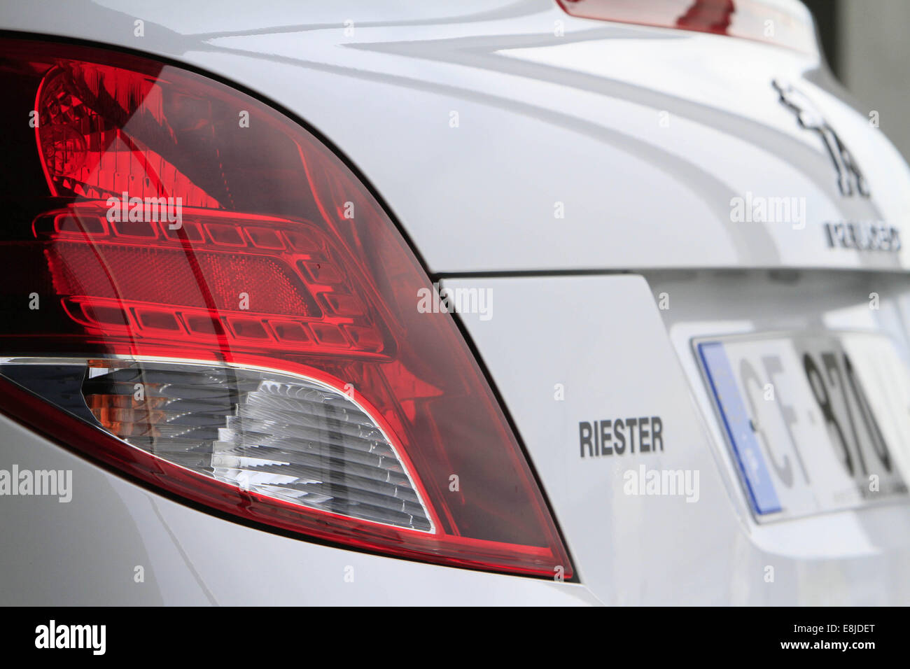 KFZ Scheinwerfer. Stockfoto