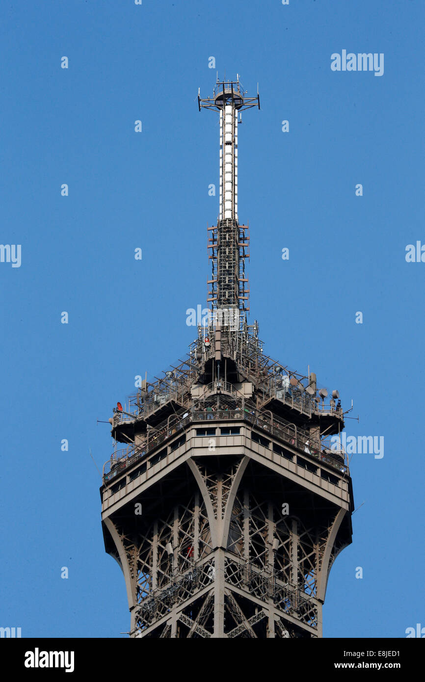 Der Eiffelturm. Stockfoto