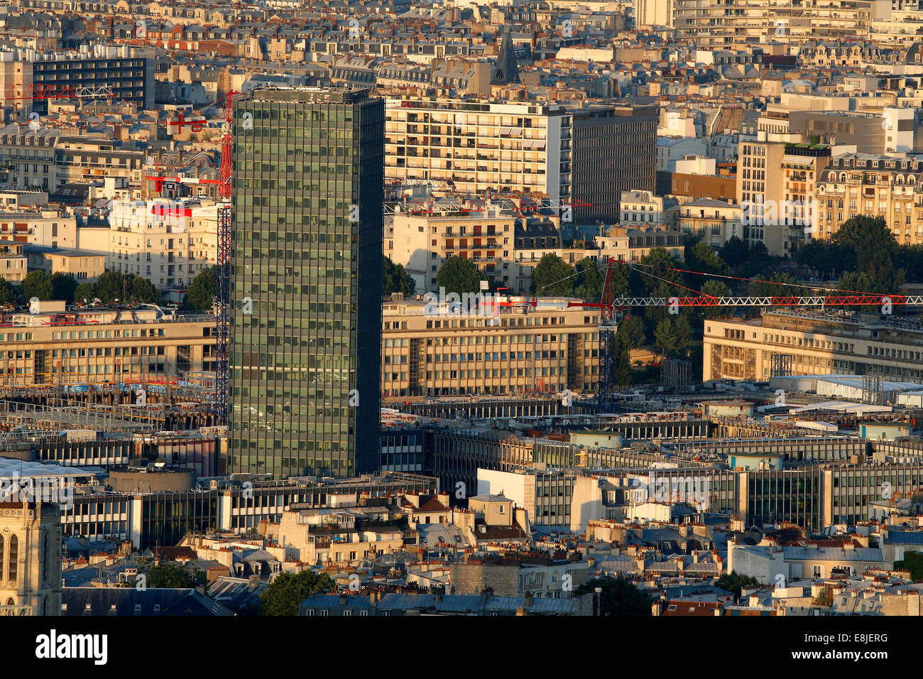 Paris-Stadt. Jussieu Universtität. Stockfoto