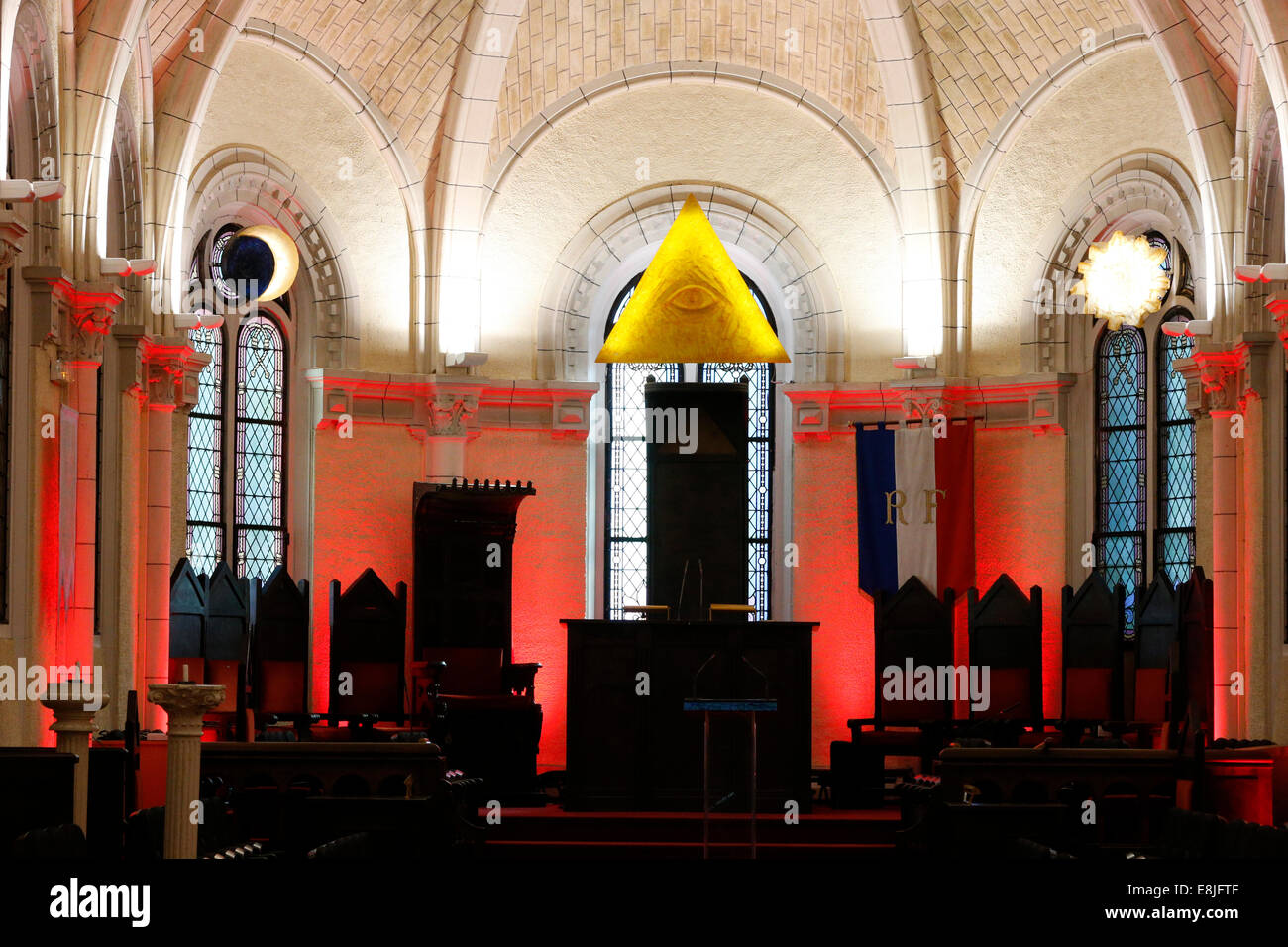 Grande Loge de France. Masonic Hall Stockfotografie Alamy