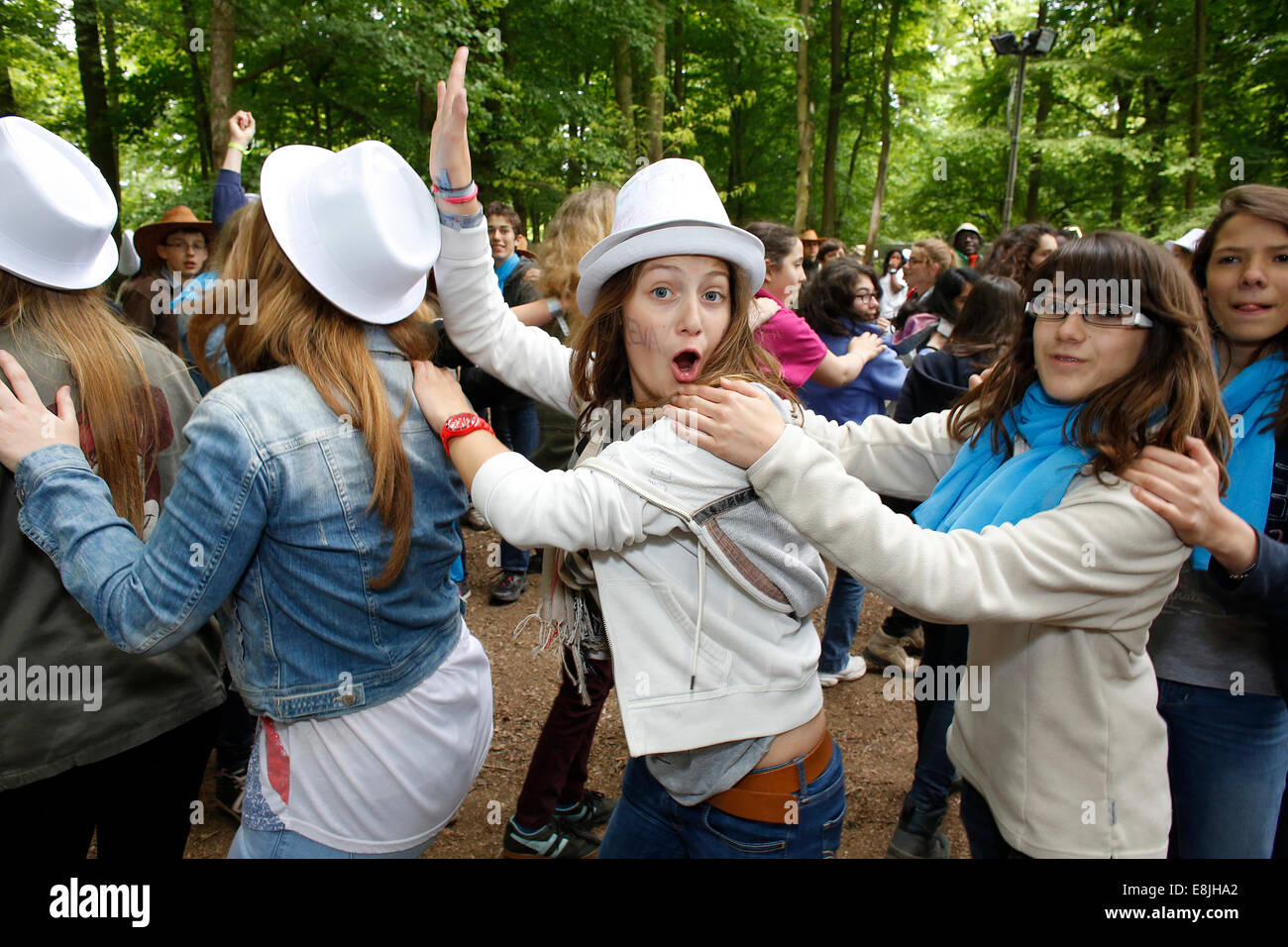 FRAT jungen Katholiken treffen Stockfoto