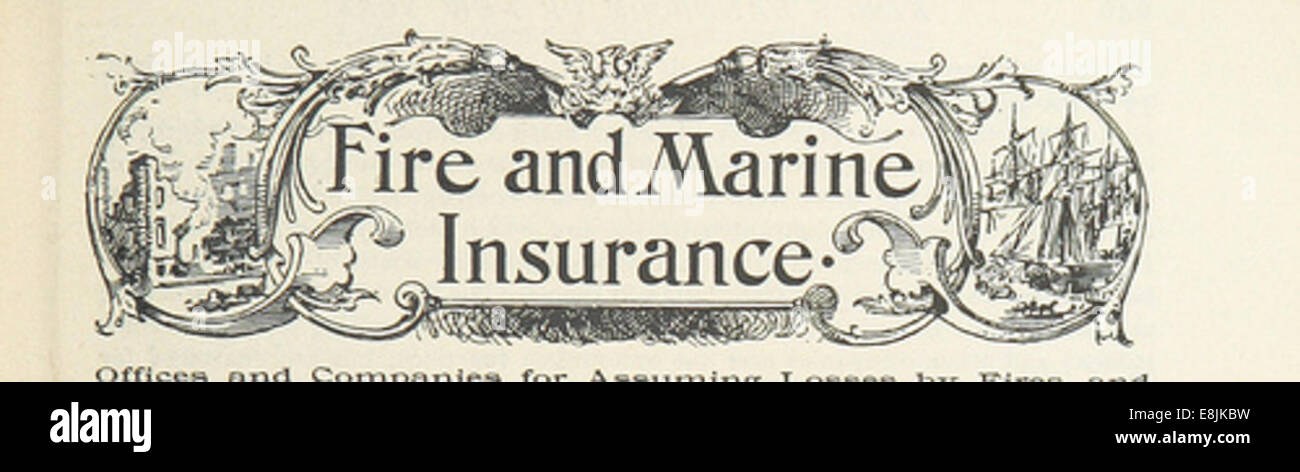 Diese Illustration aus dem New York City Buch von King aus dem Jahr 1893 zeigt eine Vintage-Karte von New York City, die das Layout und die Architektur der Stadt dieser Zeit zeigt. Stockfoto
