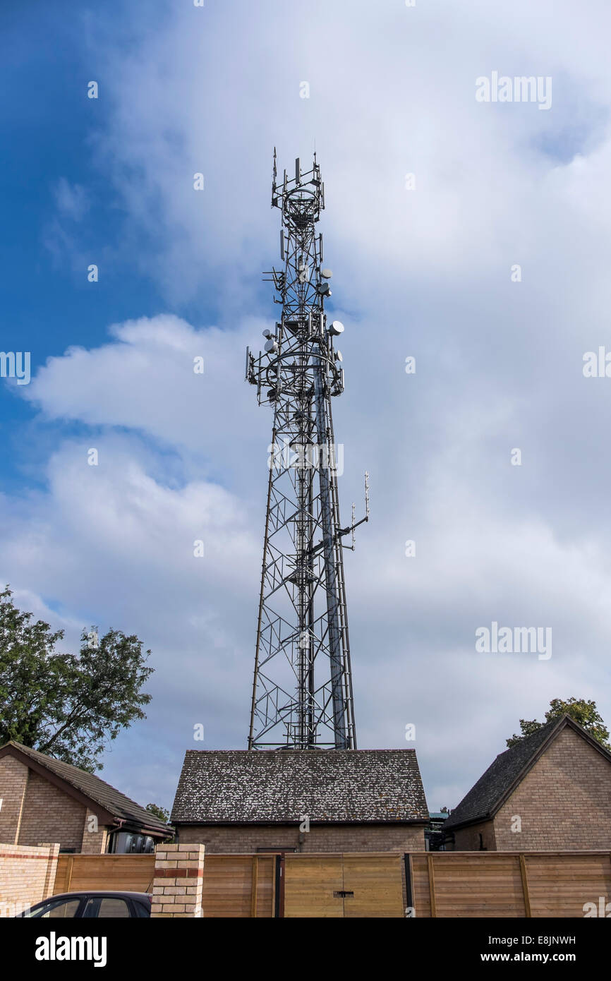 Kommunikation Mast Milton Stockfoto