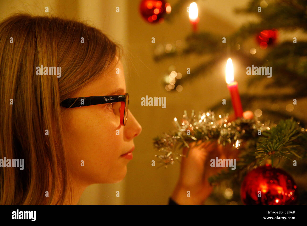 Weihnachtsbaum. Stockfoto