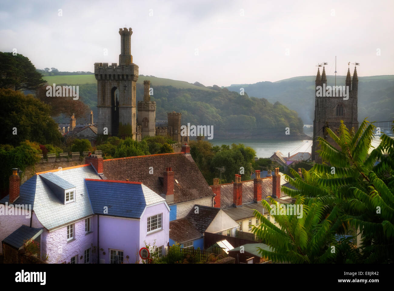 Fowey, Cornwall, England, Vereinigtes Königreich Stockfoto