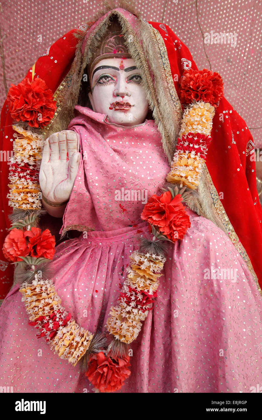 Gott oder Göttin statue Stockfoto