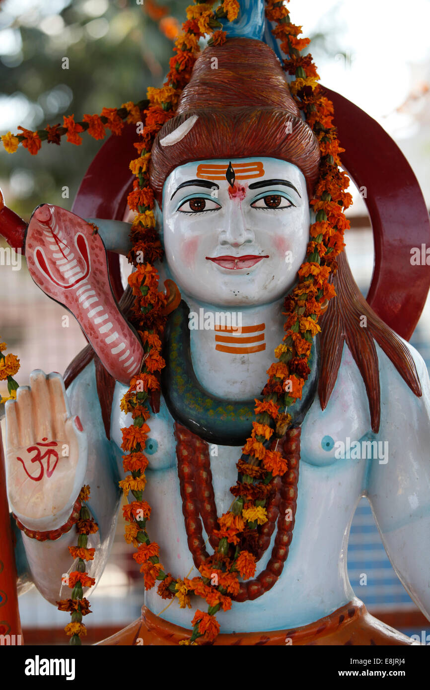 Statue des Hindu-Gottes Shiva Stockfoto