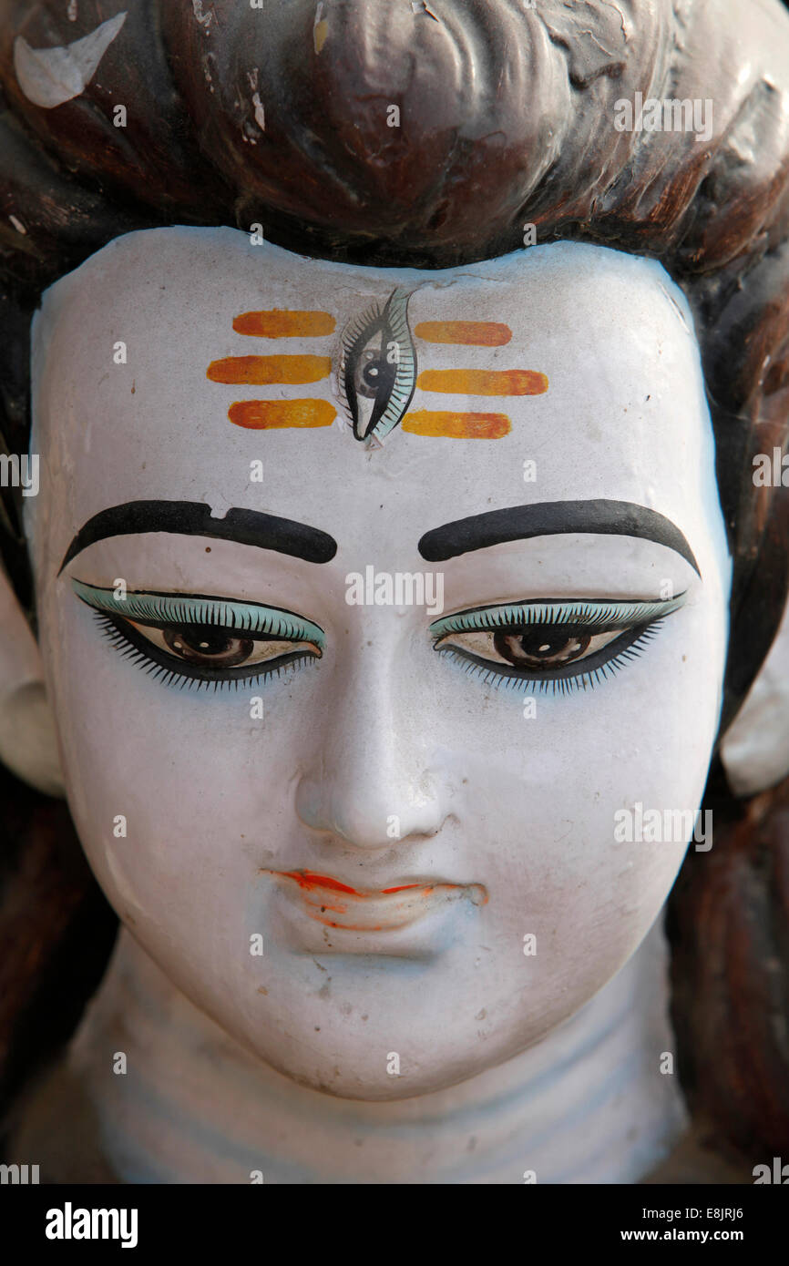Statue des Hindu-Gottes Shiva Stockfoto