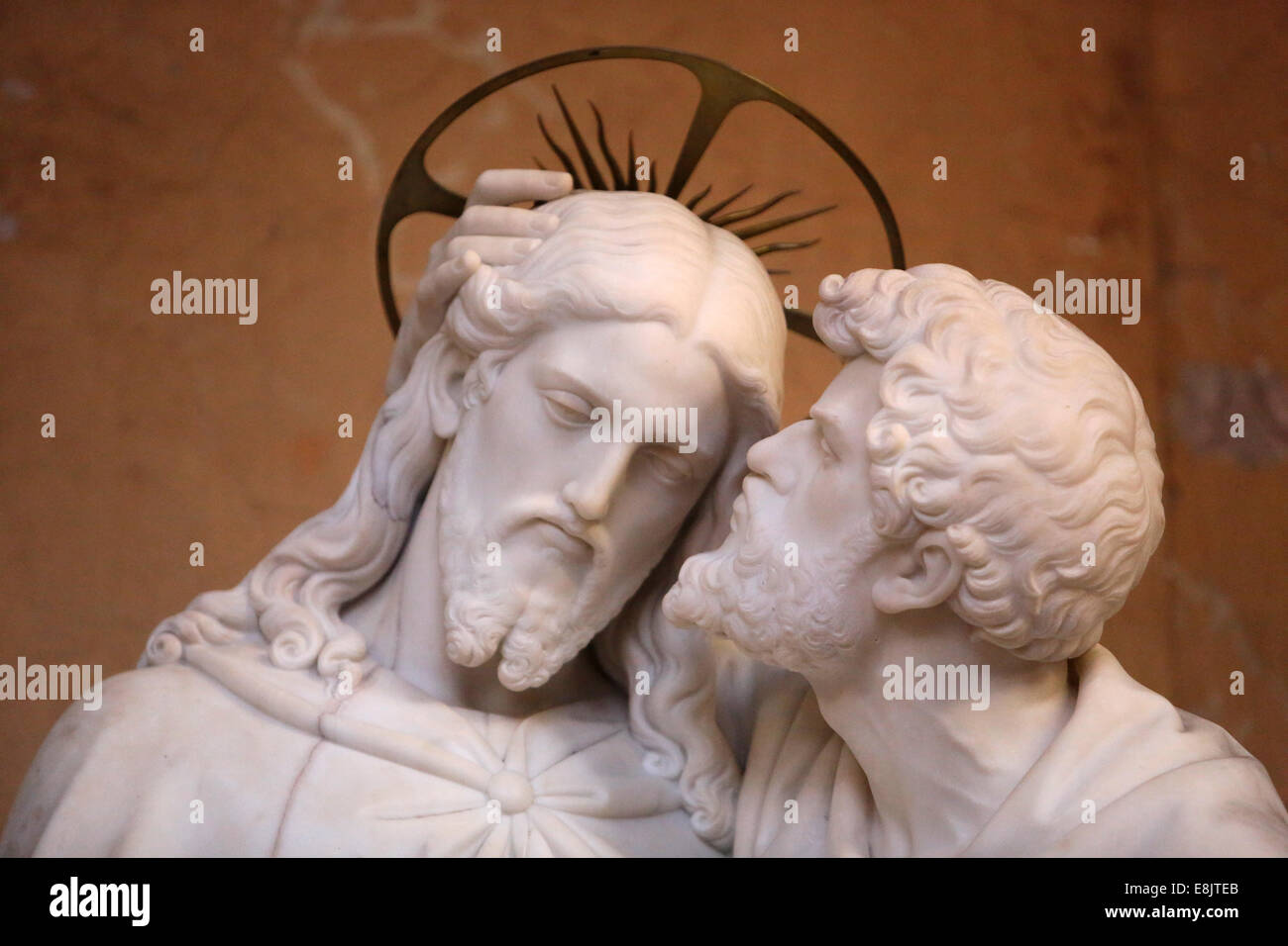 Der Kuss des Judas. Lateran Komplex. St. Johannes im Lateran Kirche. Stockfoto