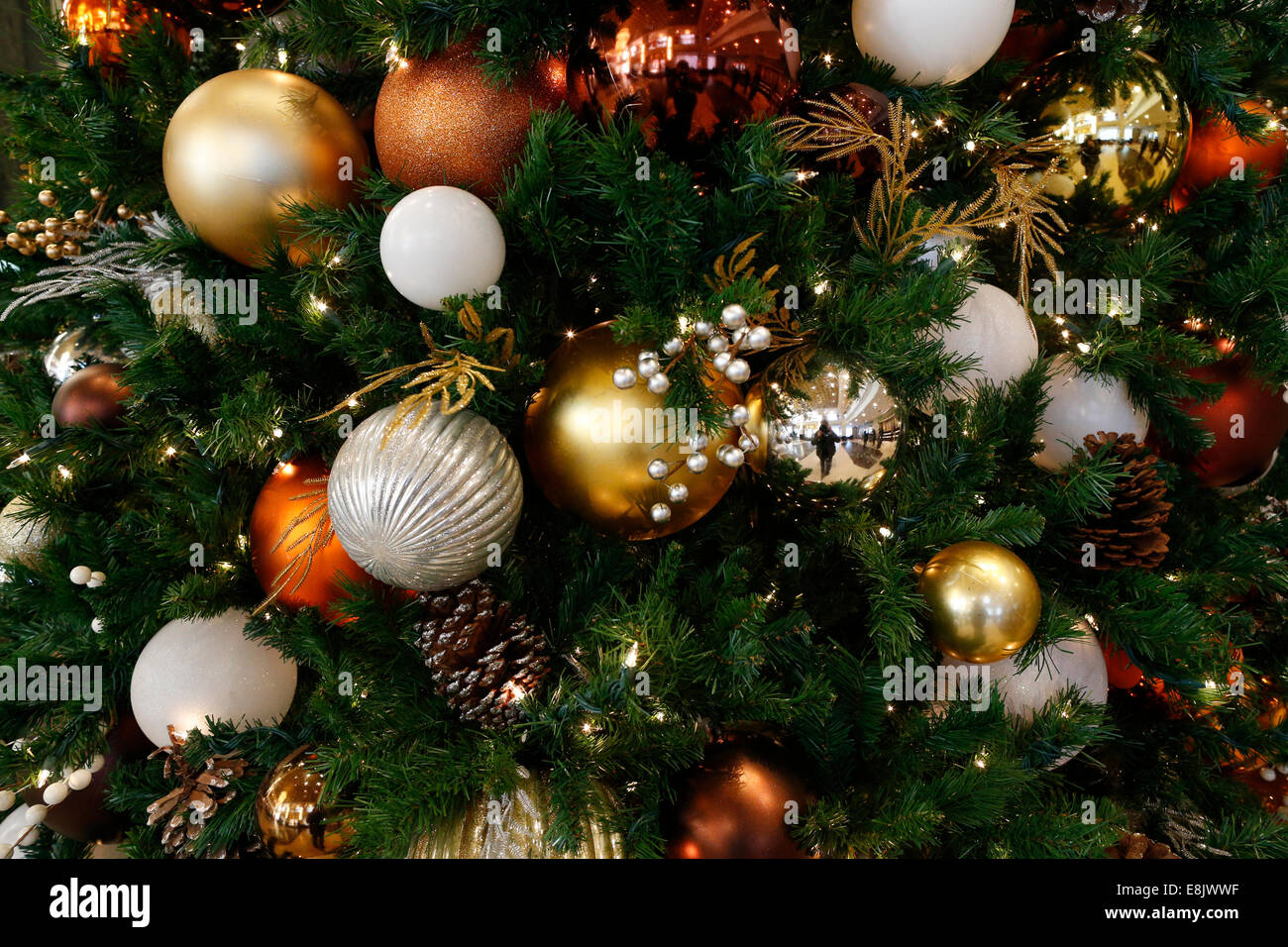 Weihnachtsbaum. Stockfoto