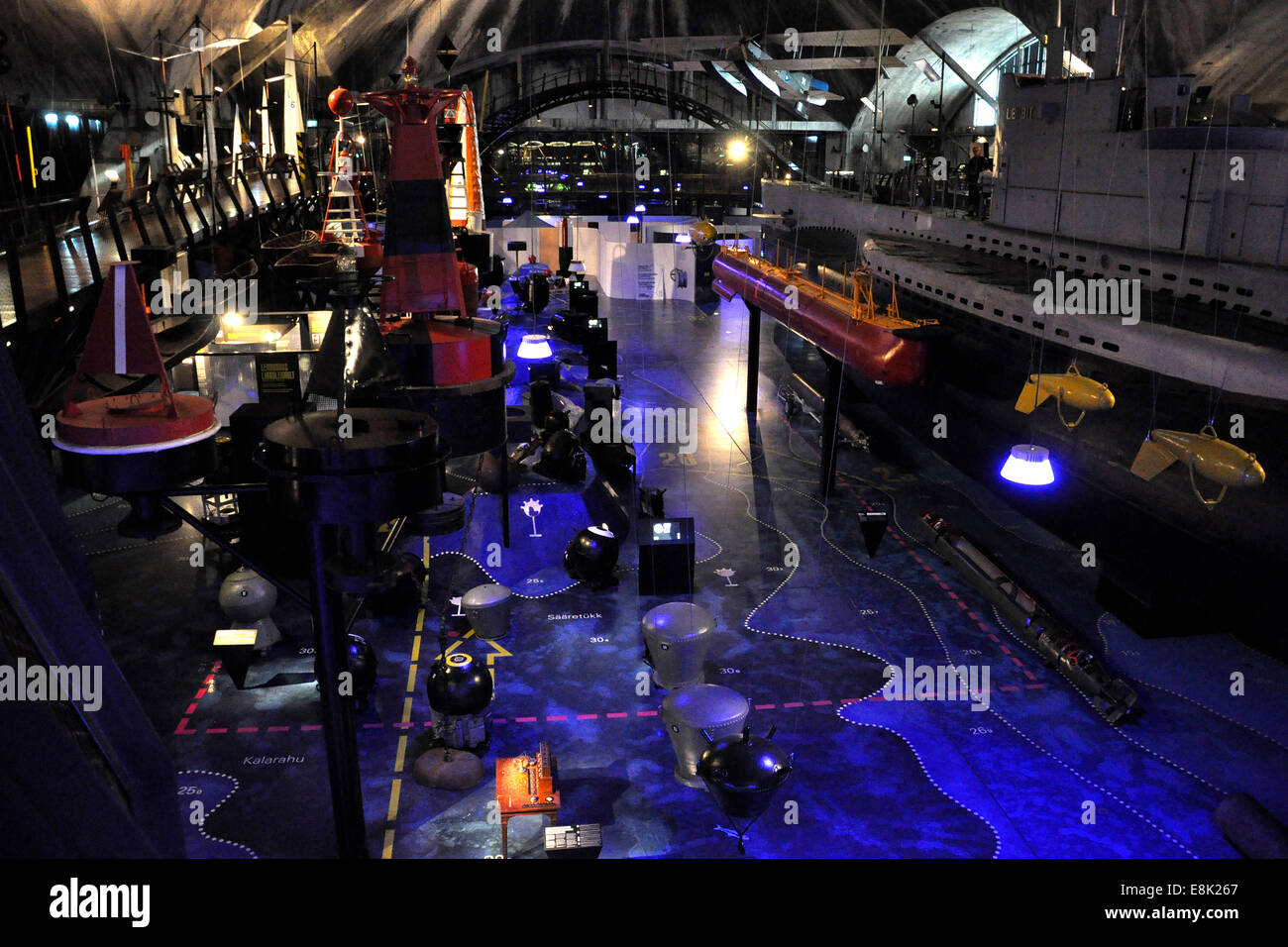 Estland, Tallinn, Kalamaja Bezirk, Wasserflugzeug Hafenmuseum Stockfoto