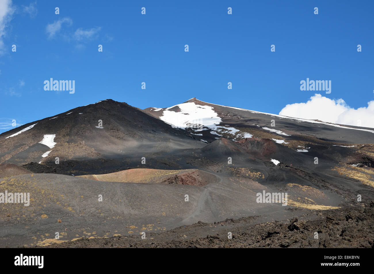 Vulkanlandschaft Stockfoto