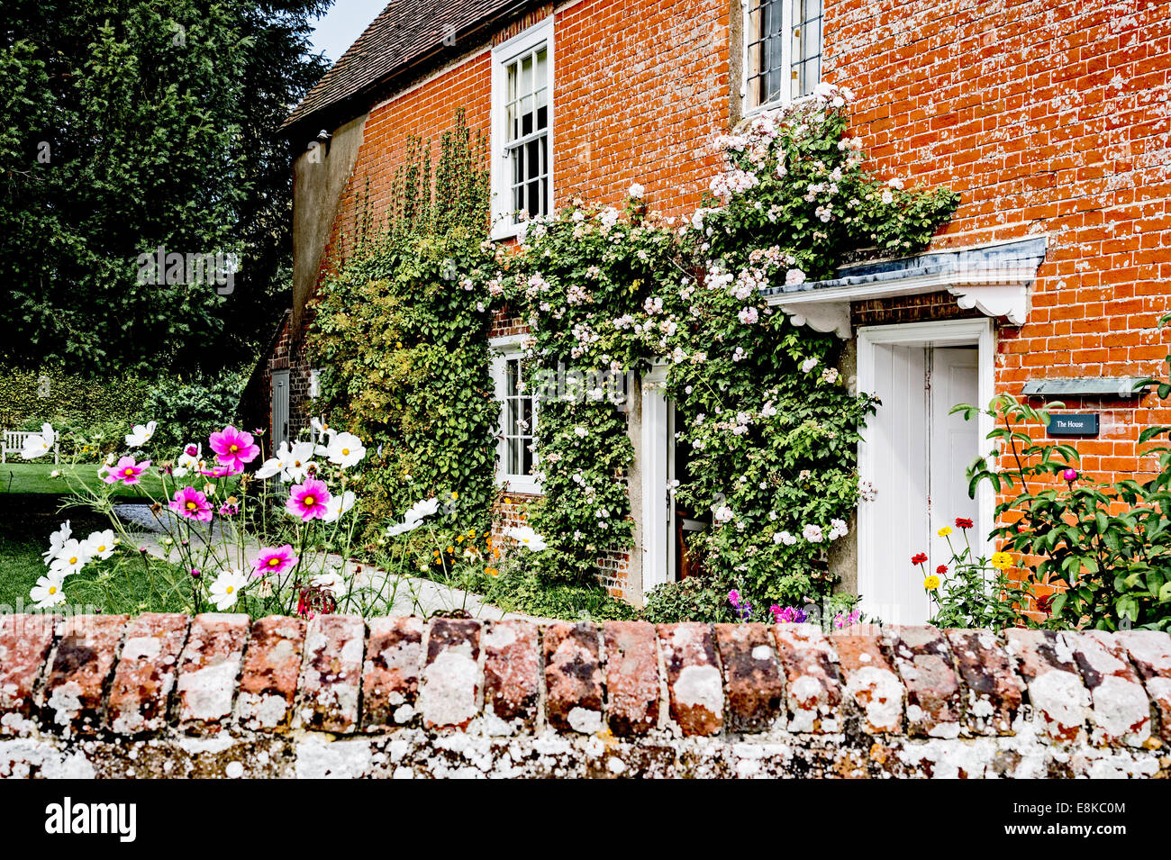 Austens Haus; ein Museum in Chawton, Hampshire, England, United Kingdom, Great Britain, Wohnhaus von Jane Austen Stockfoto