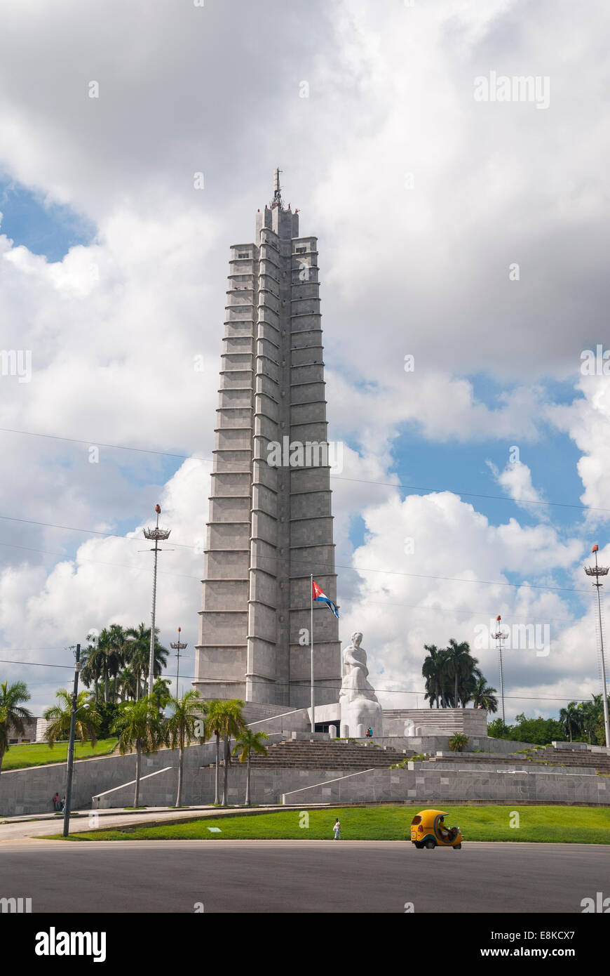 José Martí-Denkmal und Aussichtsturm neben dem Platz der Revolution in Havanna Kuba Stockfoto