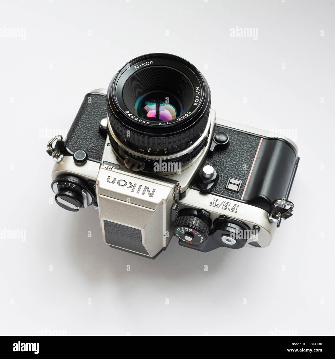 Nikon F3-Titan-japanische Film-Kamera. Stockfoto