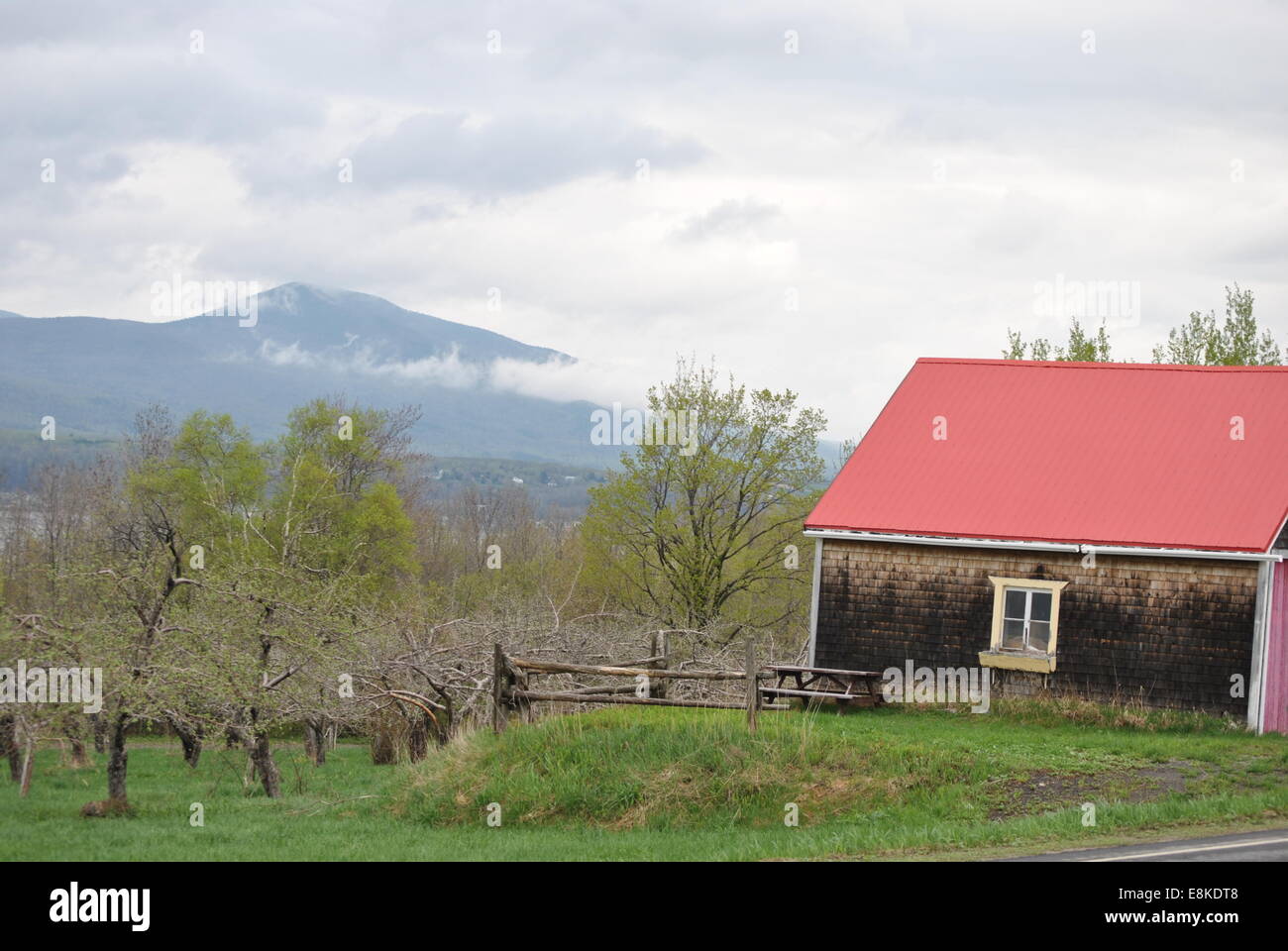 Ile d ' Orleans, Quebec, Kanada gegenüber Domaine De La source eine Marguerite Stockfoto