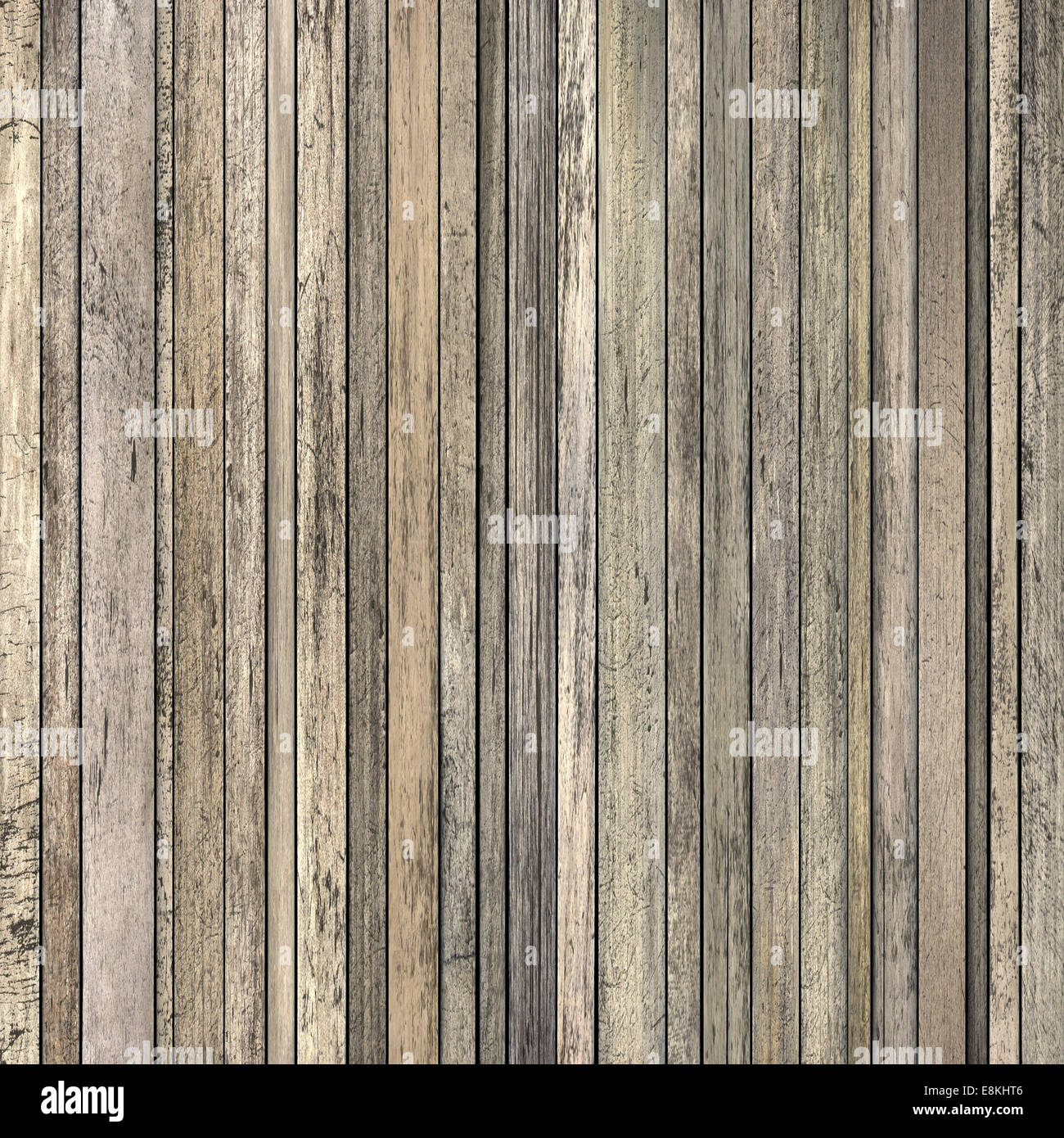 Grunge 3d grau Beige Holz Holz Plank Hintergrund Stockfoto