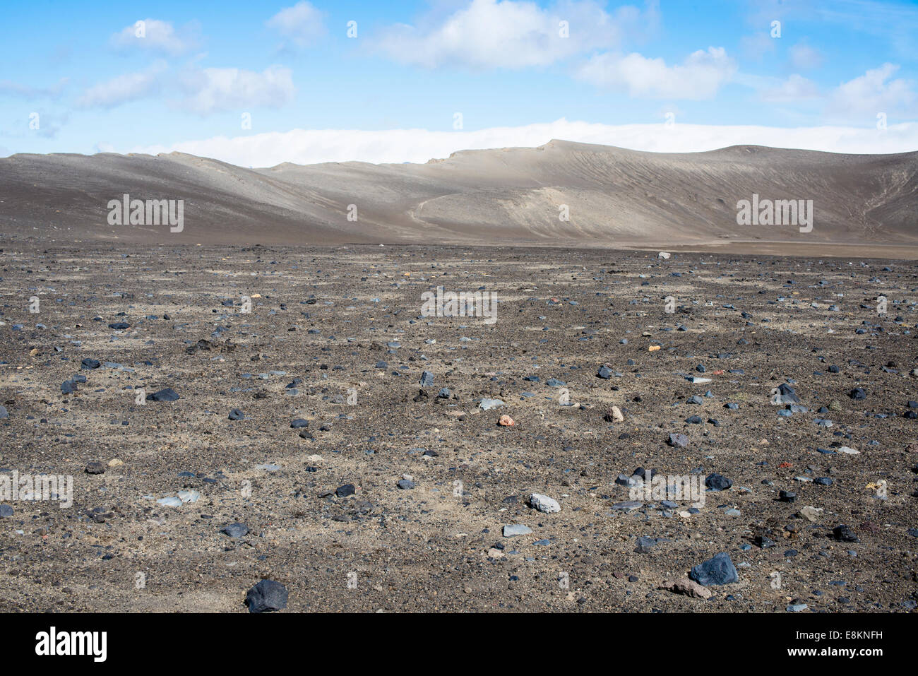 Vulkangestein auf Deception Island, Antarktis Stockfoto