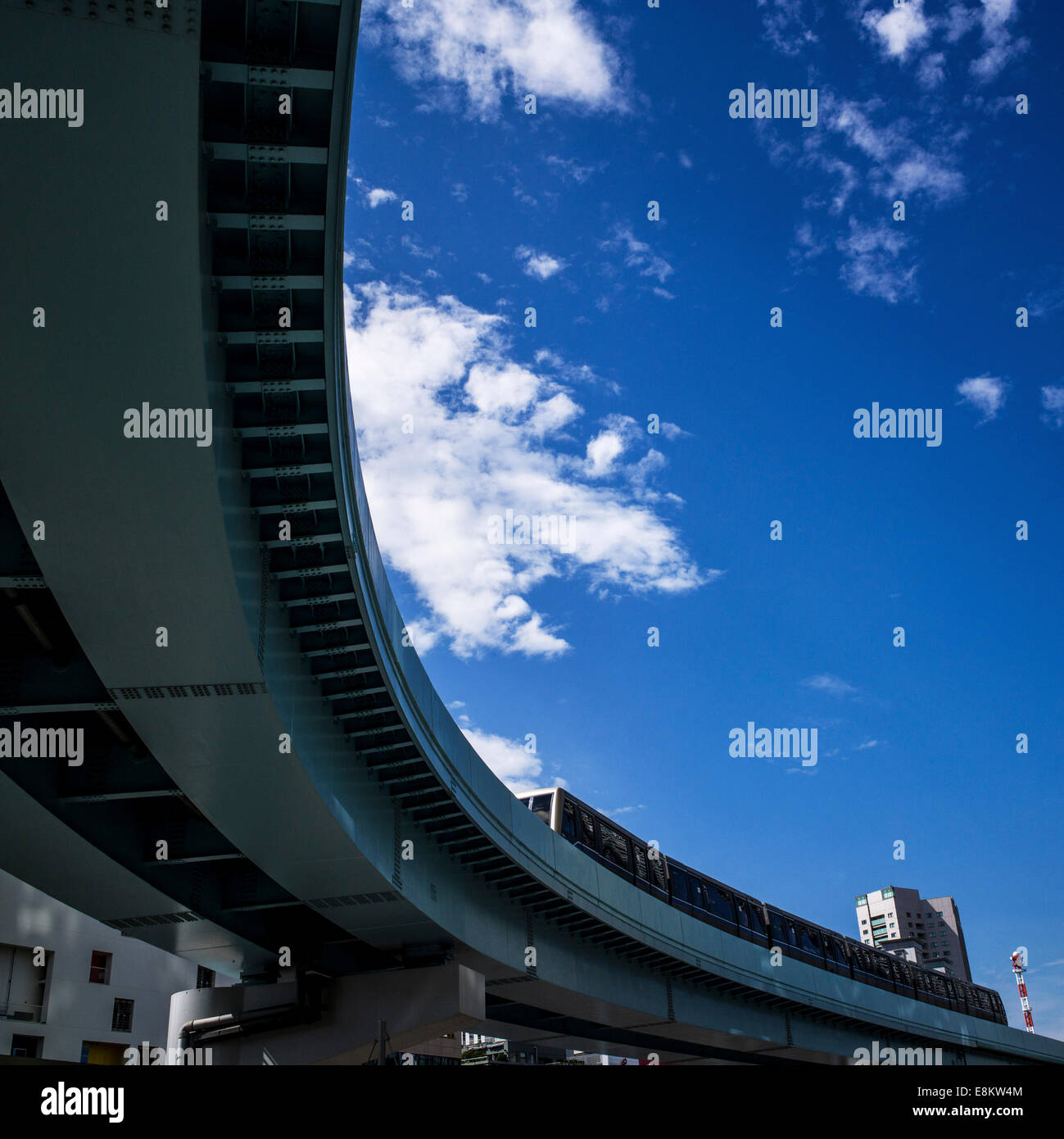 Ginza-Monorail-Linie, Tokyo, Japan. Stockfoto