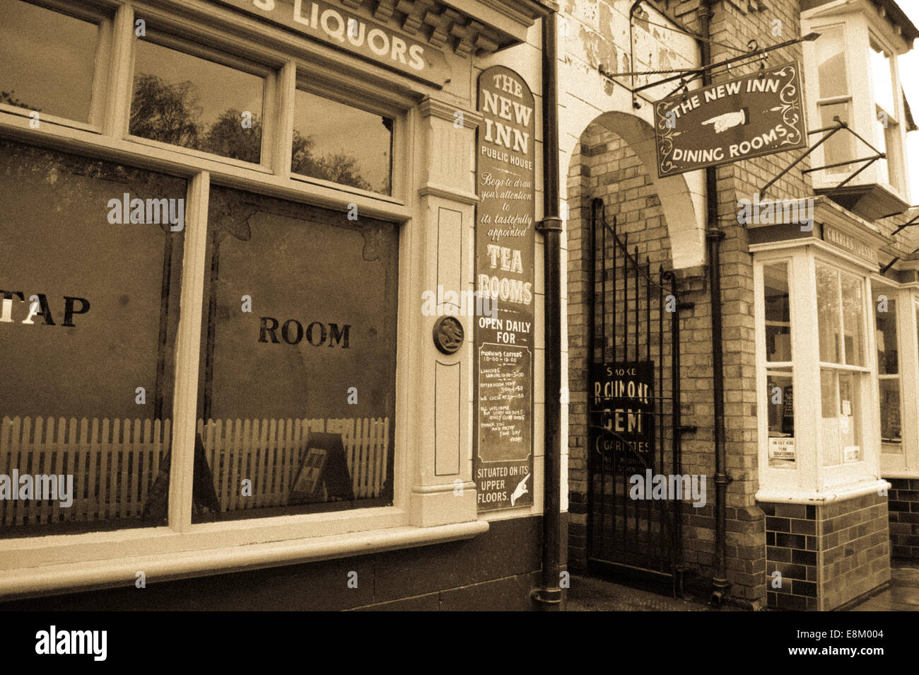 Blists Hill Victorian Town - Ironbridge Gorge Industriemuseum Stockfoto