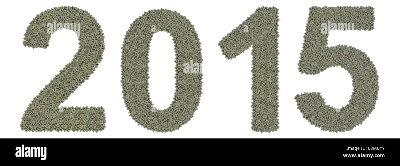 2015 der alten Nummer und schmutzig Mikroprozessoren Stockfoto