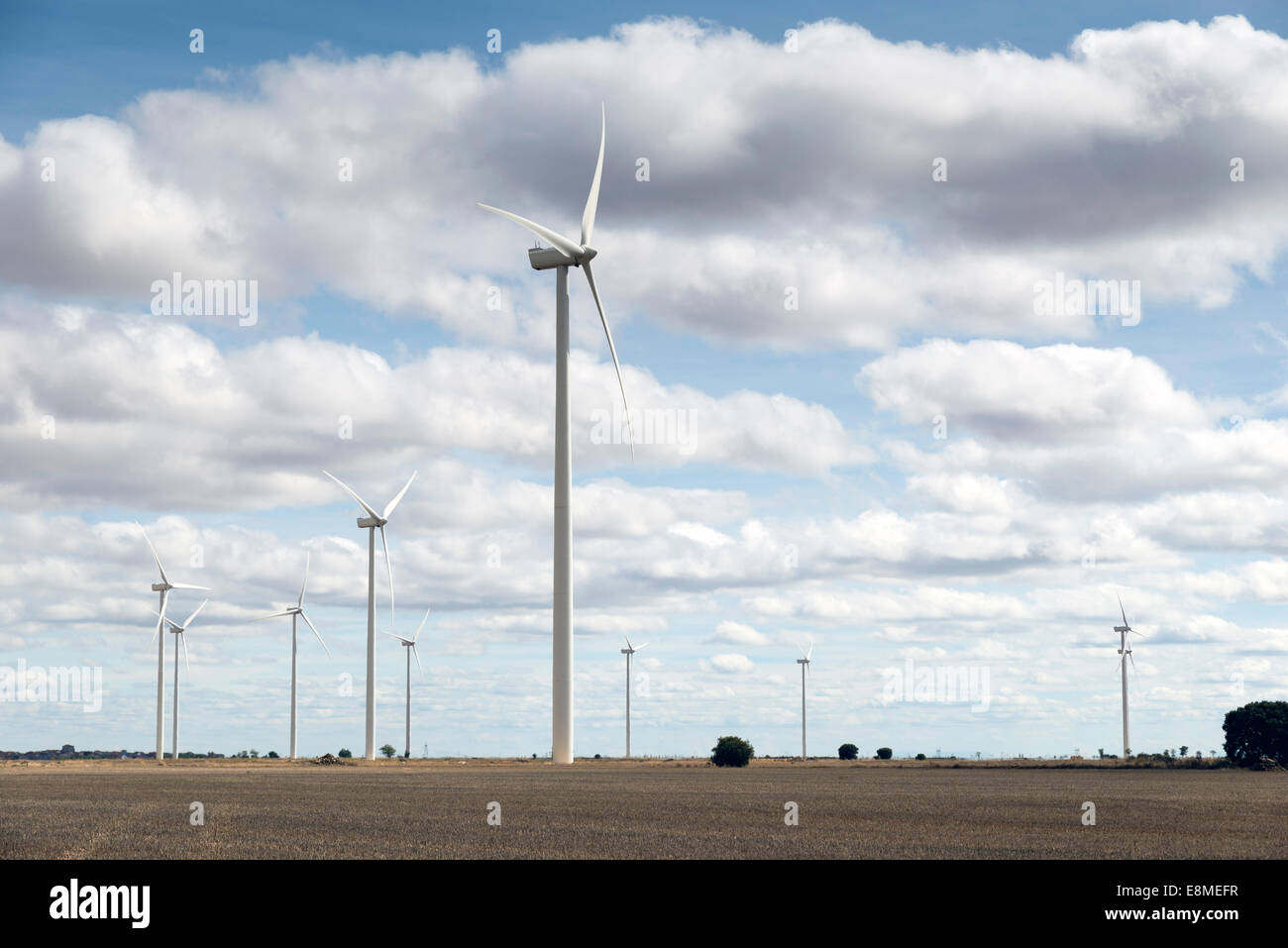 Wind-Turbine-Bauernhof Stockfoto