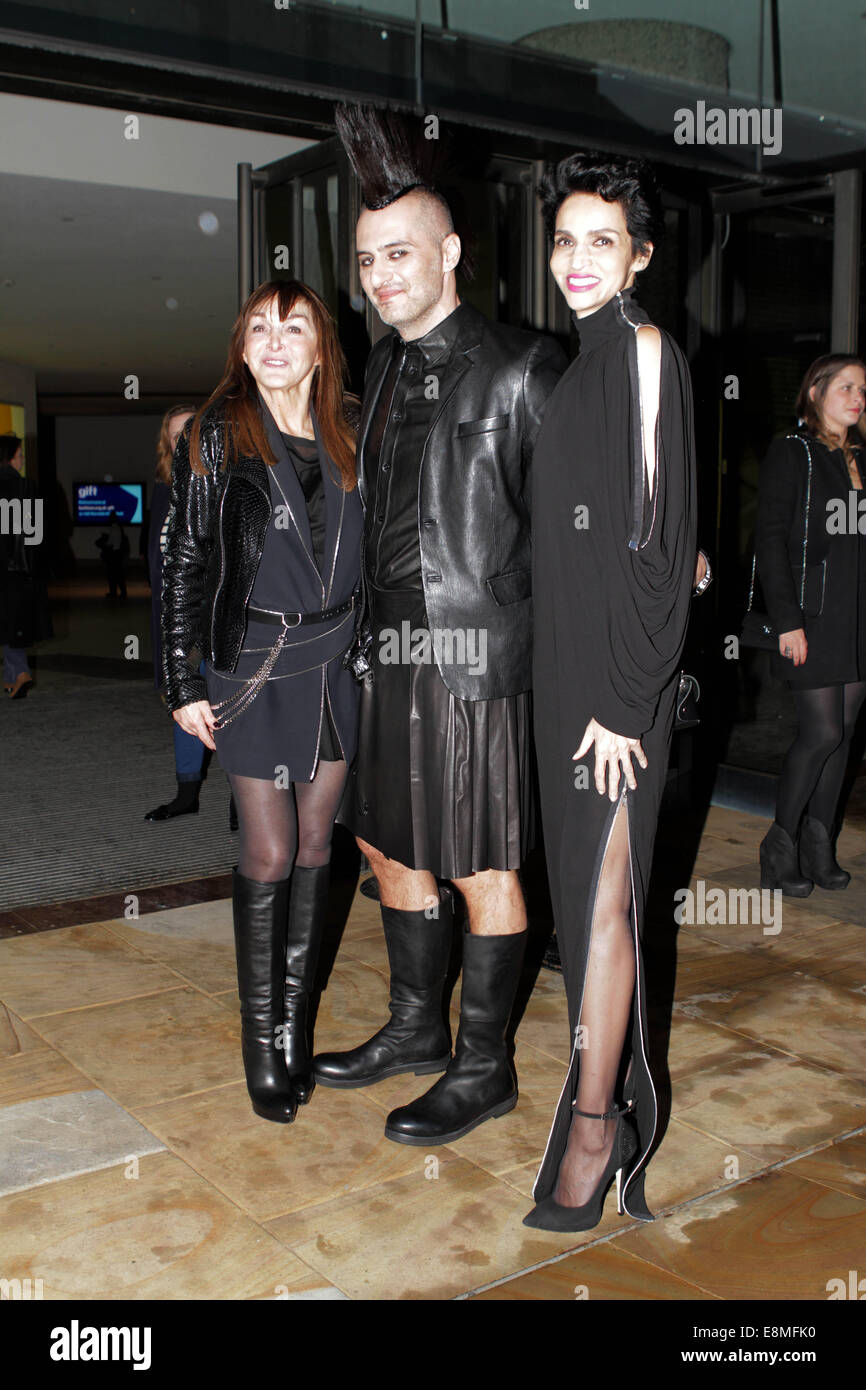 Die Modewelt von Gaultier: vom Gehsteig auf den Laufsteg - VIP private Anzeigen Featuring: Farida Khelfa wo: London, Vereinigtes Königreich: 7. April 2014 Stockfoto