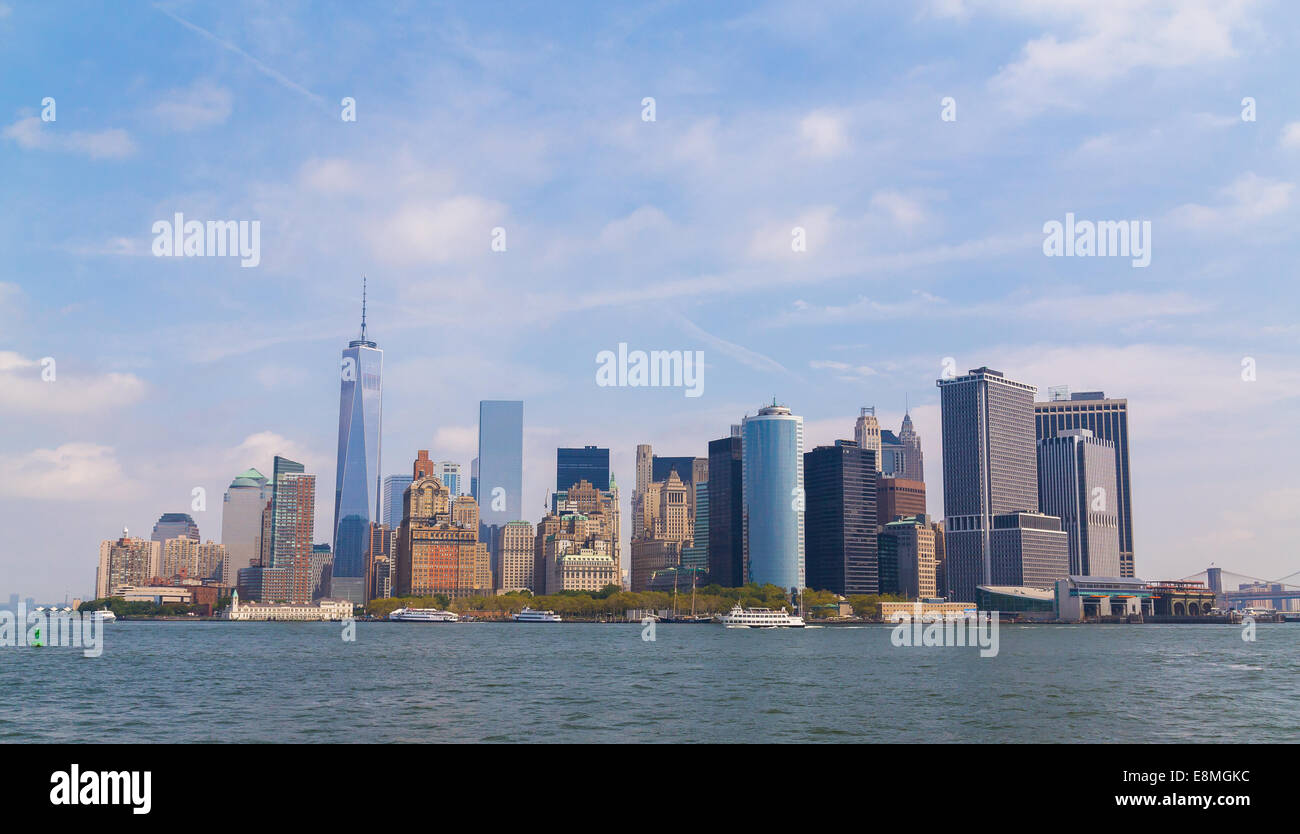 Ein Blick auf die Innenstadt von New York Stockfoto